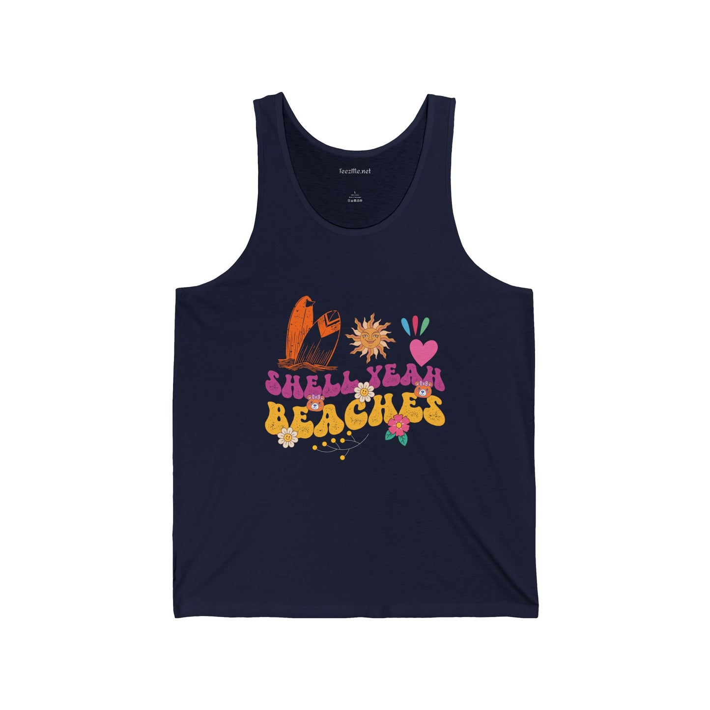 Shell Yeah Beaches 01 Unisex Jersey Tank