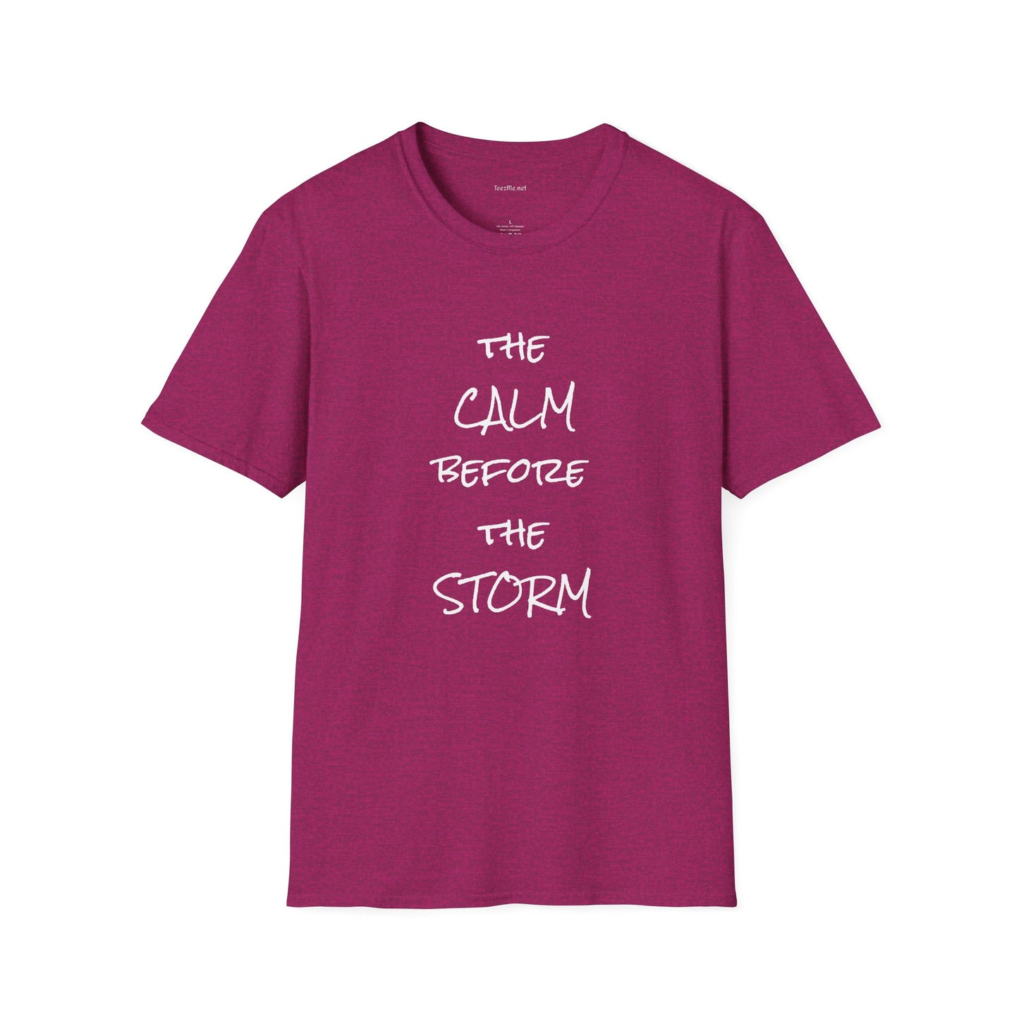 The CALM before the STORM - Unisex Softstyle T-Shirt 100% Cotton Graphic
