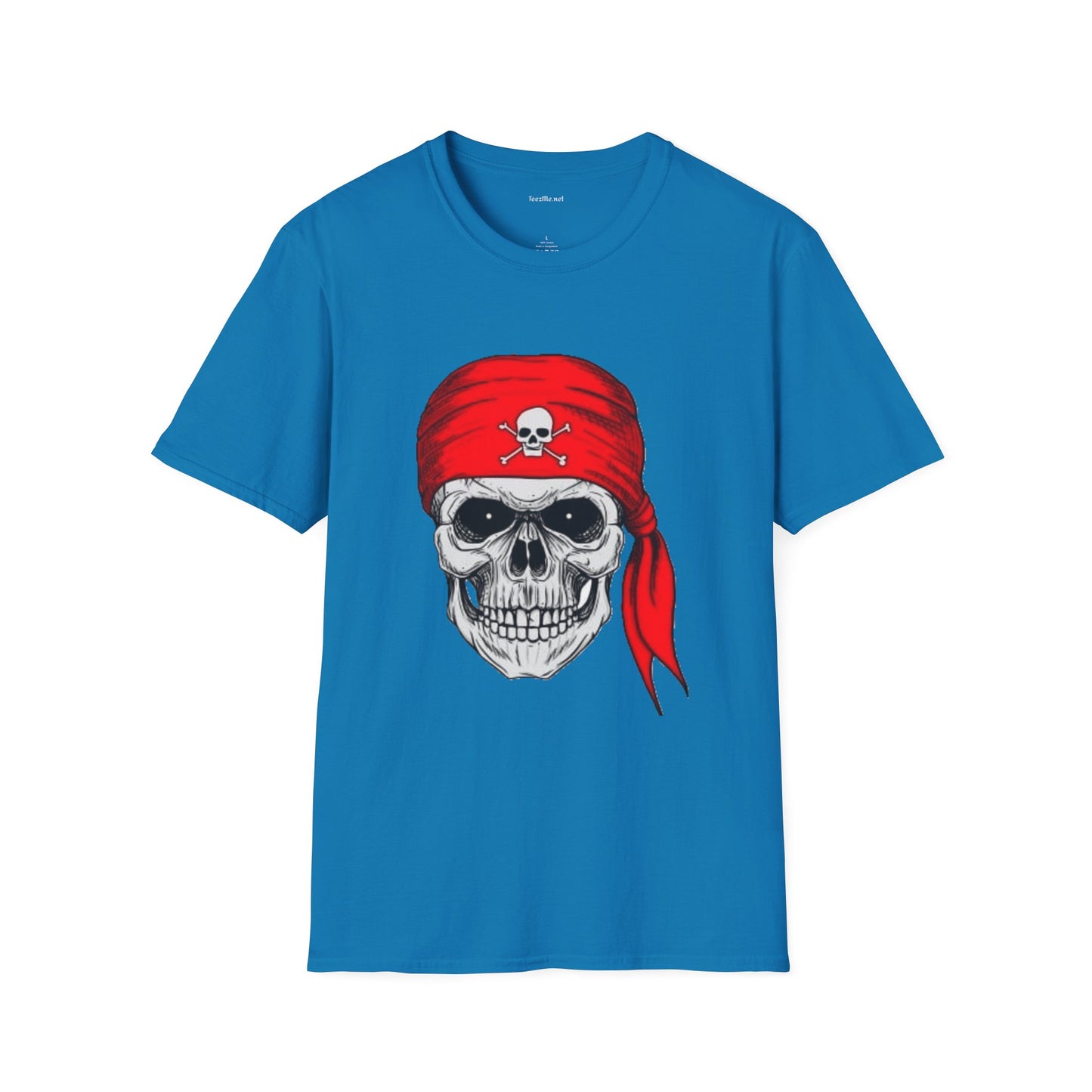 Pirate- Unisex Softstyle T-Shirt 100% Cotton Graphic