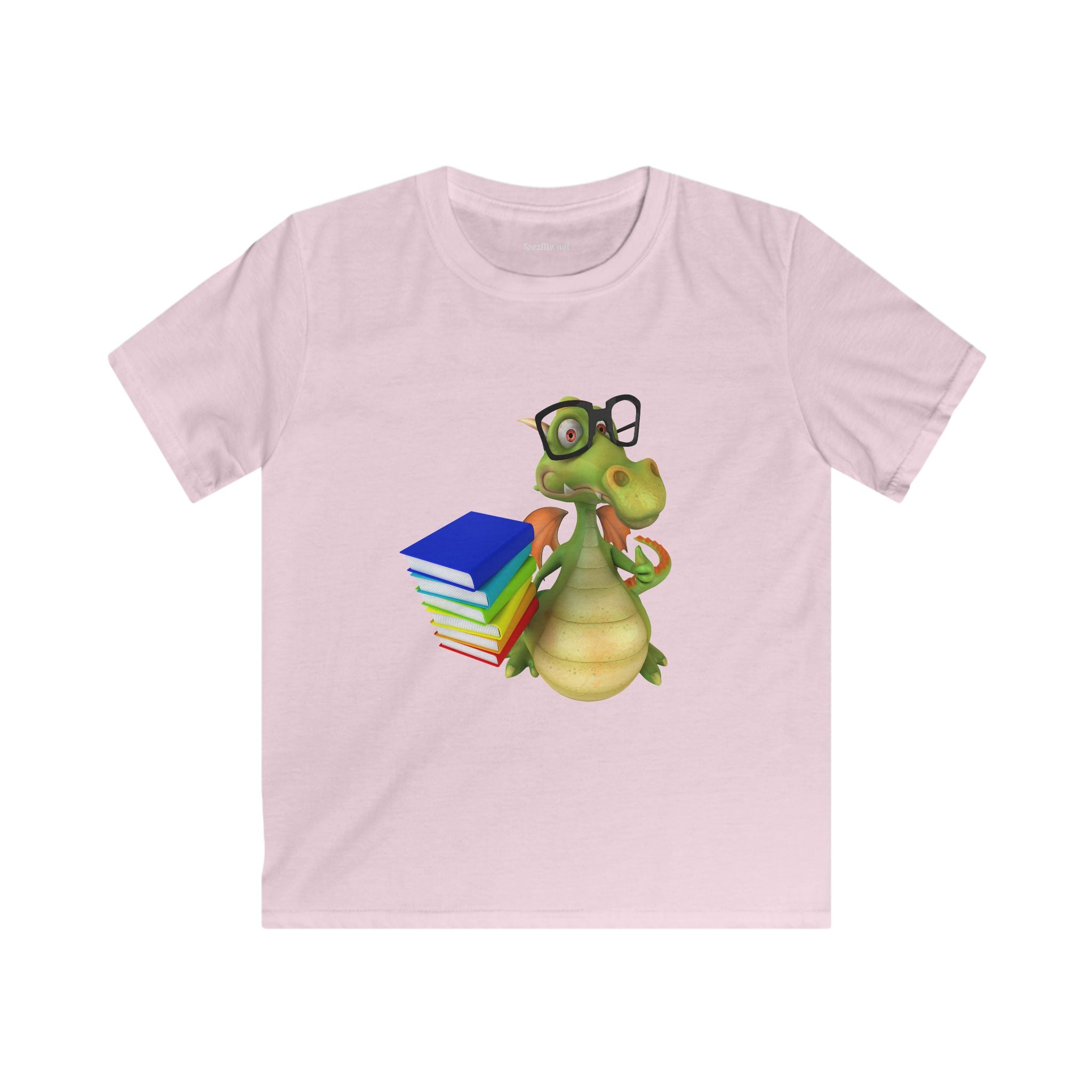 Books Dragon - Kids Softstyle Tee Children