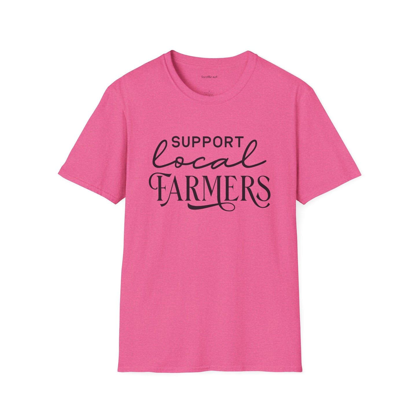 Support Local Farmers Unisex Softstyle T-Shirt 100% Cotton