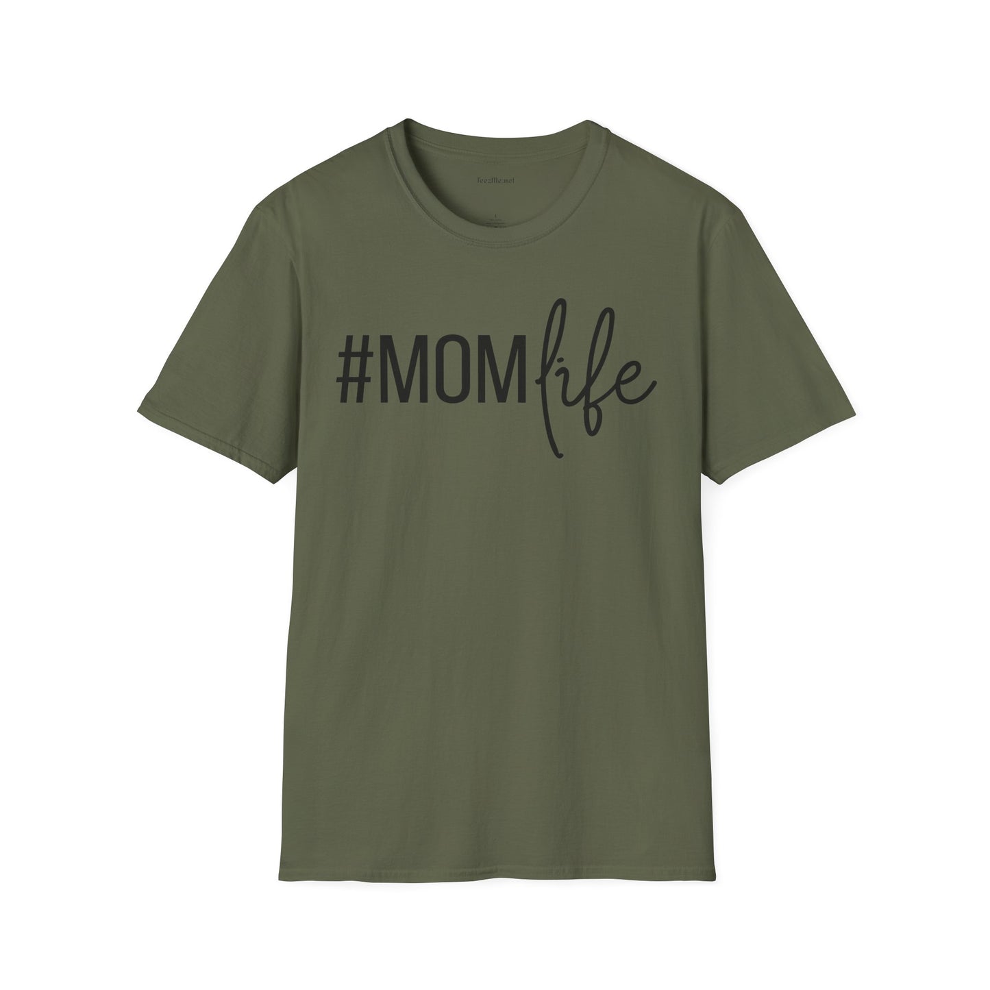 Mom Life 01 Unisex SoftStyle T-Shirt 100% Cotton Graphic