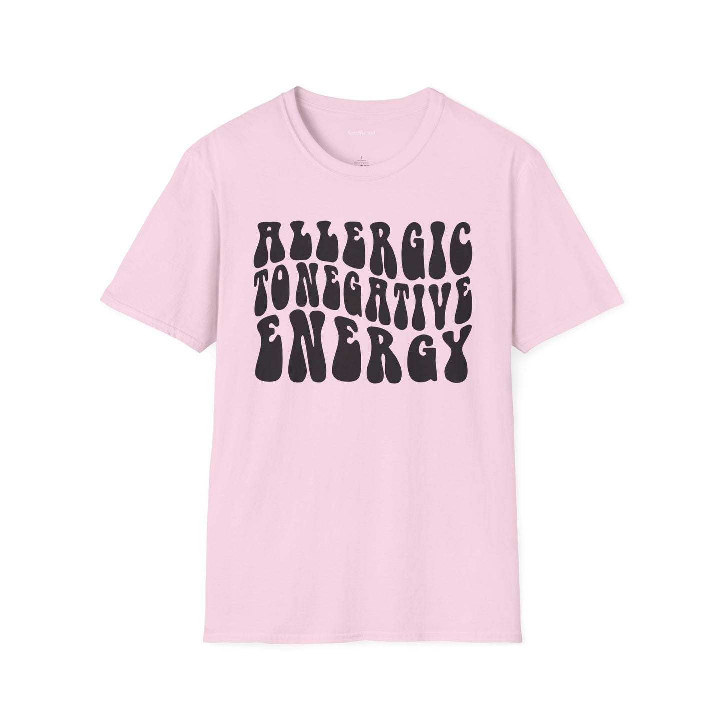 Allergic to Negative Energy Unisex Softstyle T-Shirt 100% Cotton Graphic