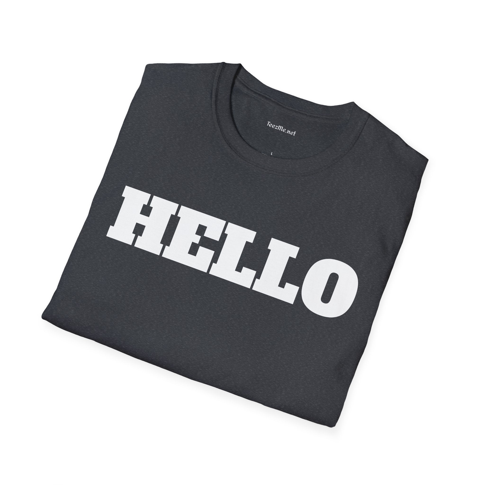 HELLO - Unisex Softstyle T-Shirt 100% Cotton Graphic