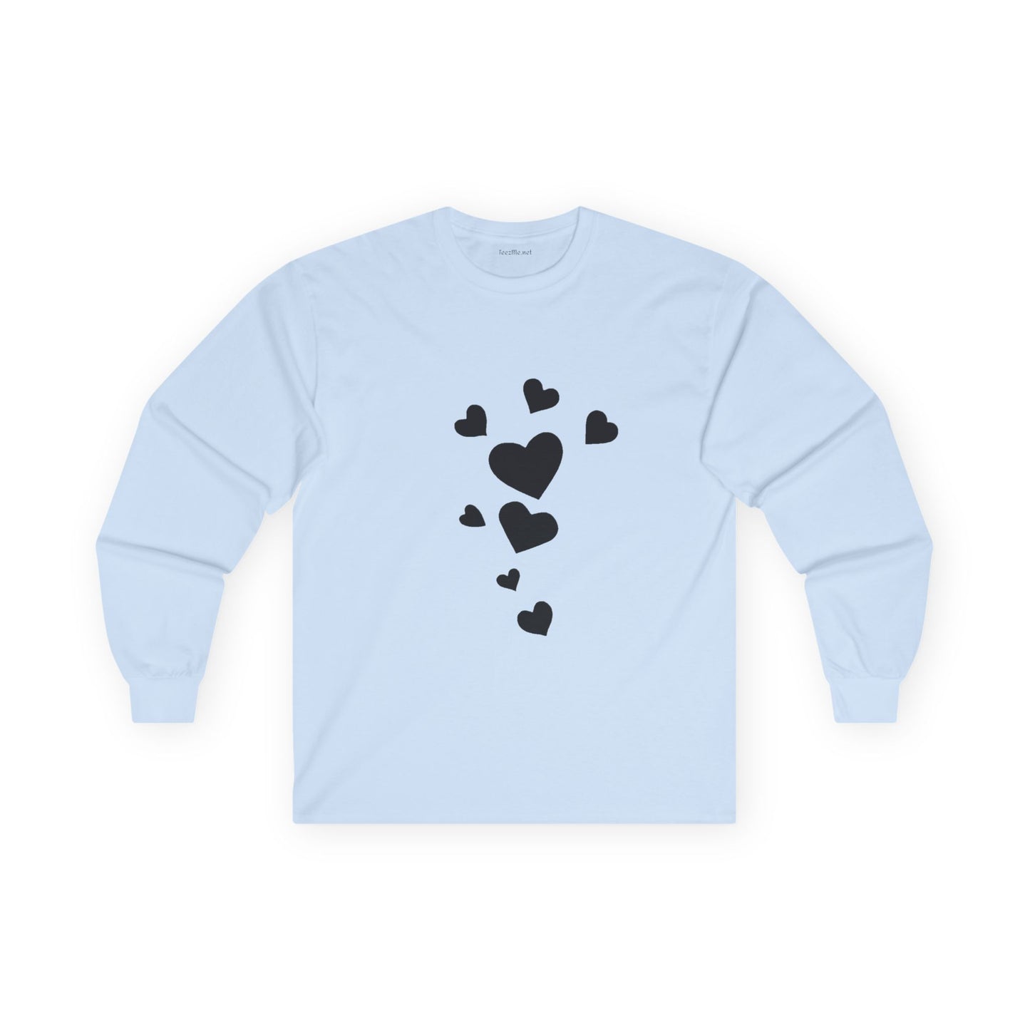 Black Hearts - Ultra Cotton Long Sleeve Tee