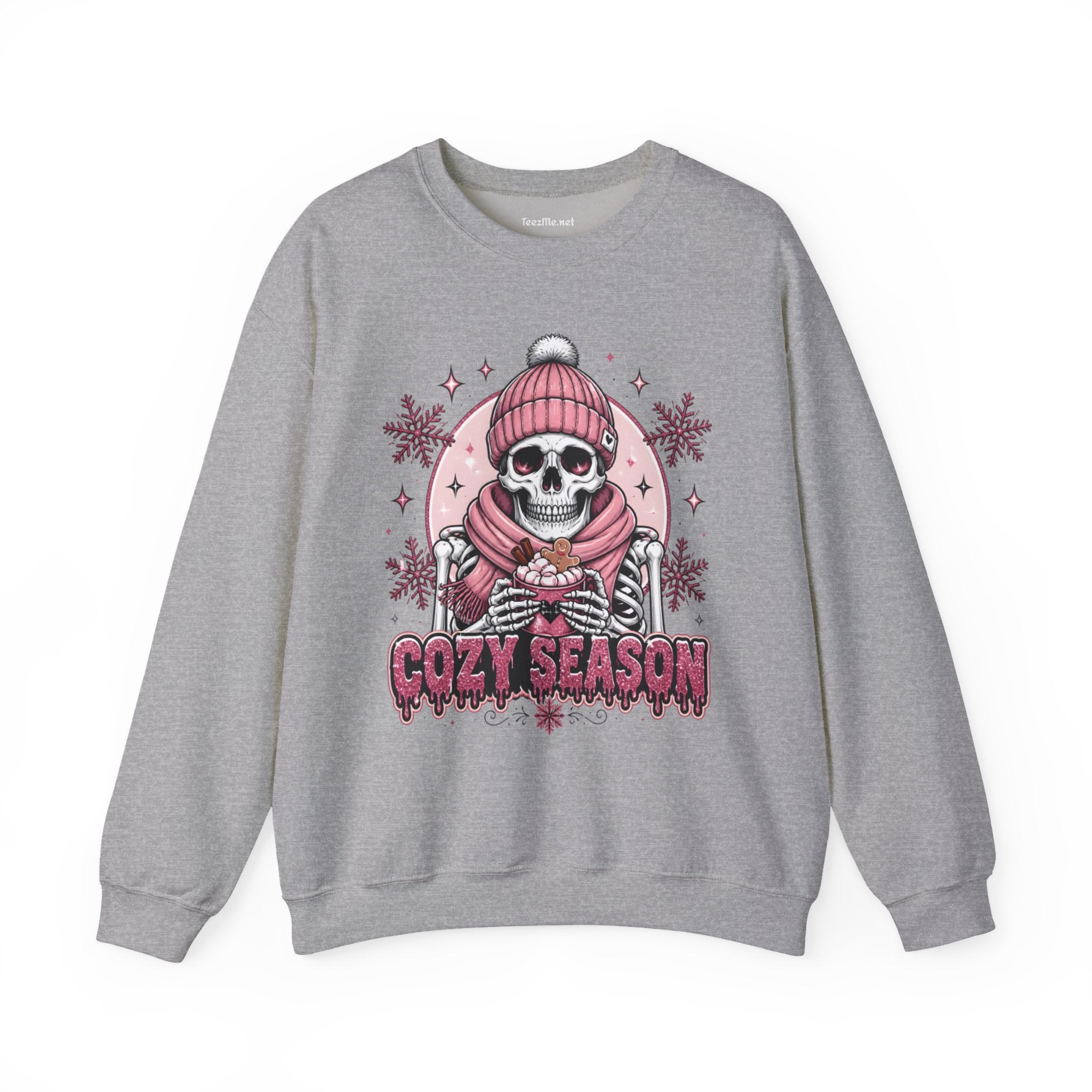 Cozy Season Skeleton Crewneck Sweatshirt
