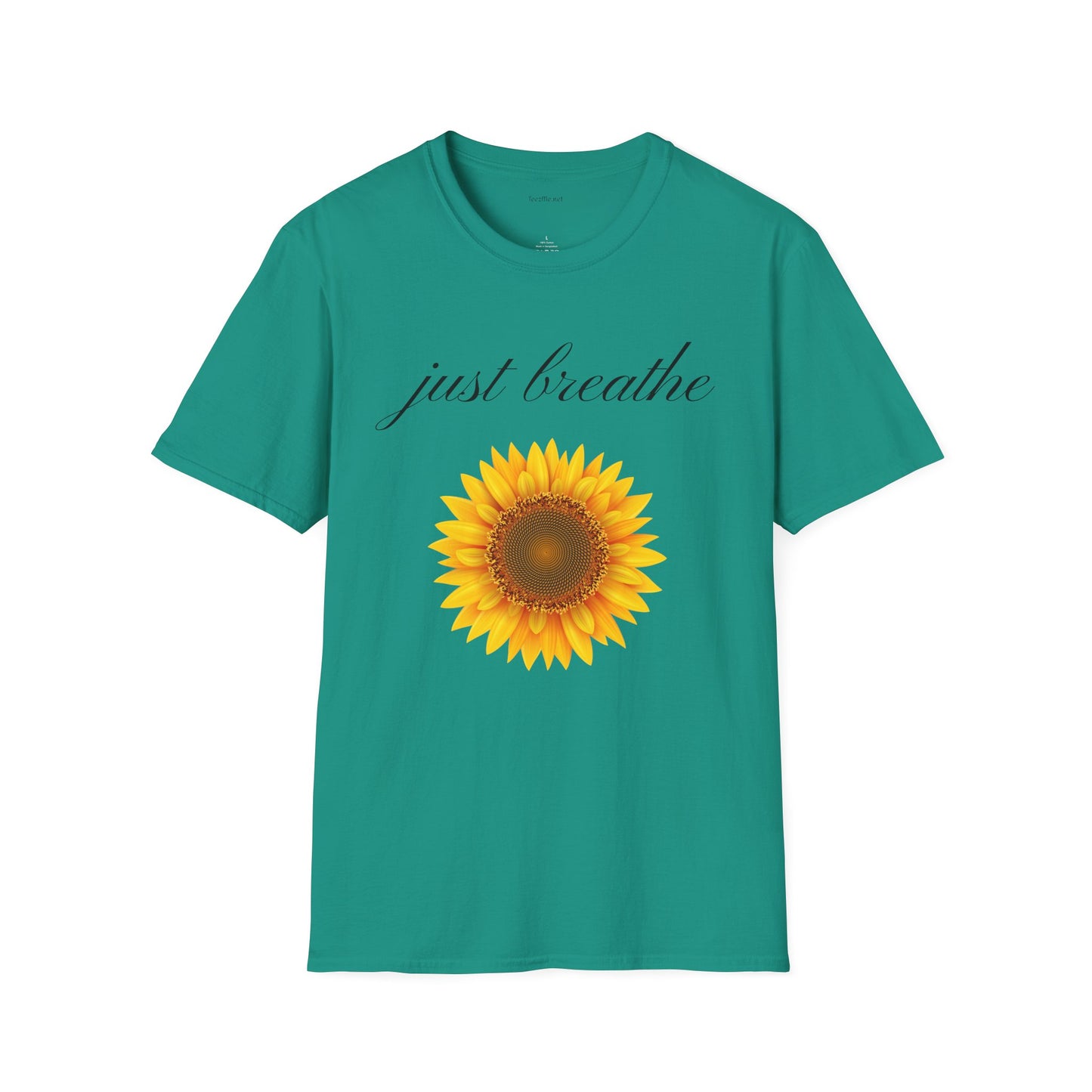 Just breathe - Unisex Softstyle T-Shirt 100% Cotton Graphic