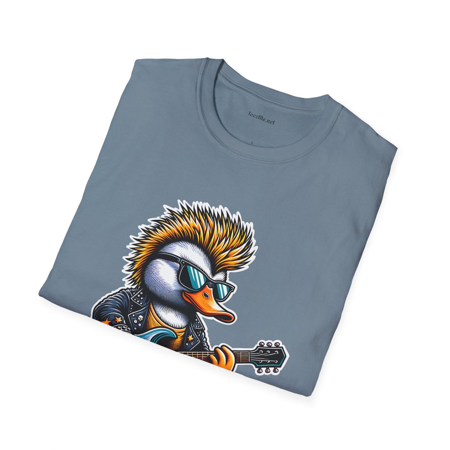 Rockn' Duck Unisex Softstyle T-Shirt 100% Cotton Graphic