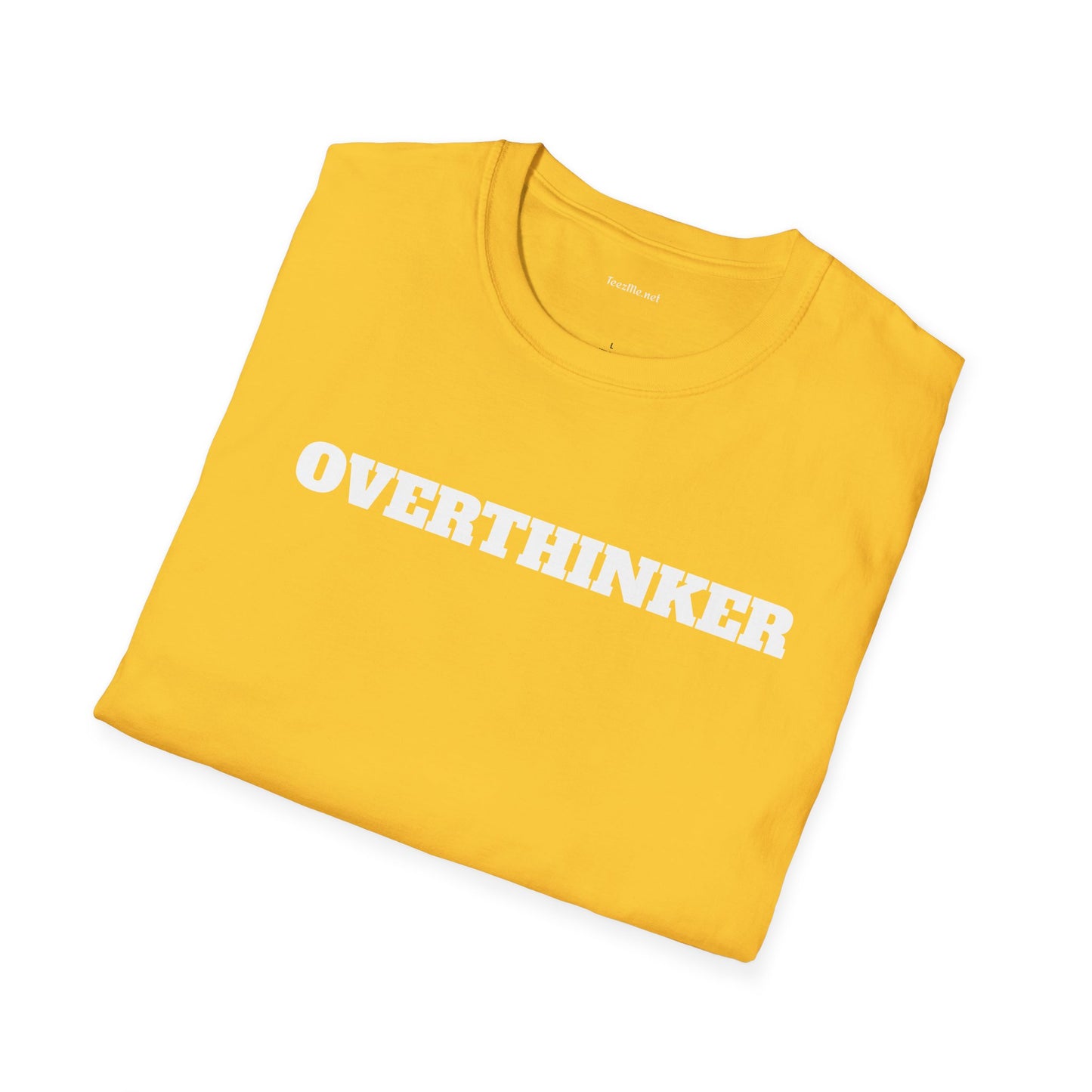 OVERTHINKER - Unisex Softstyle T-Shirt 100% Cotton Graphic