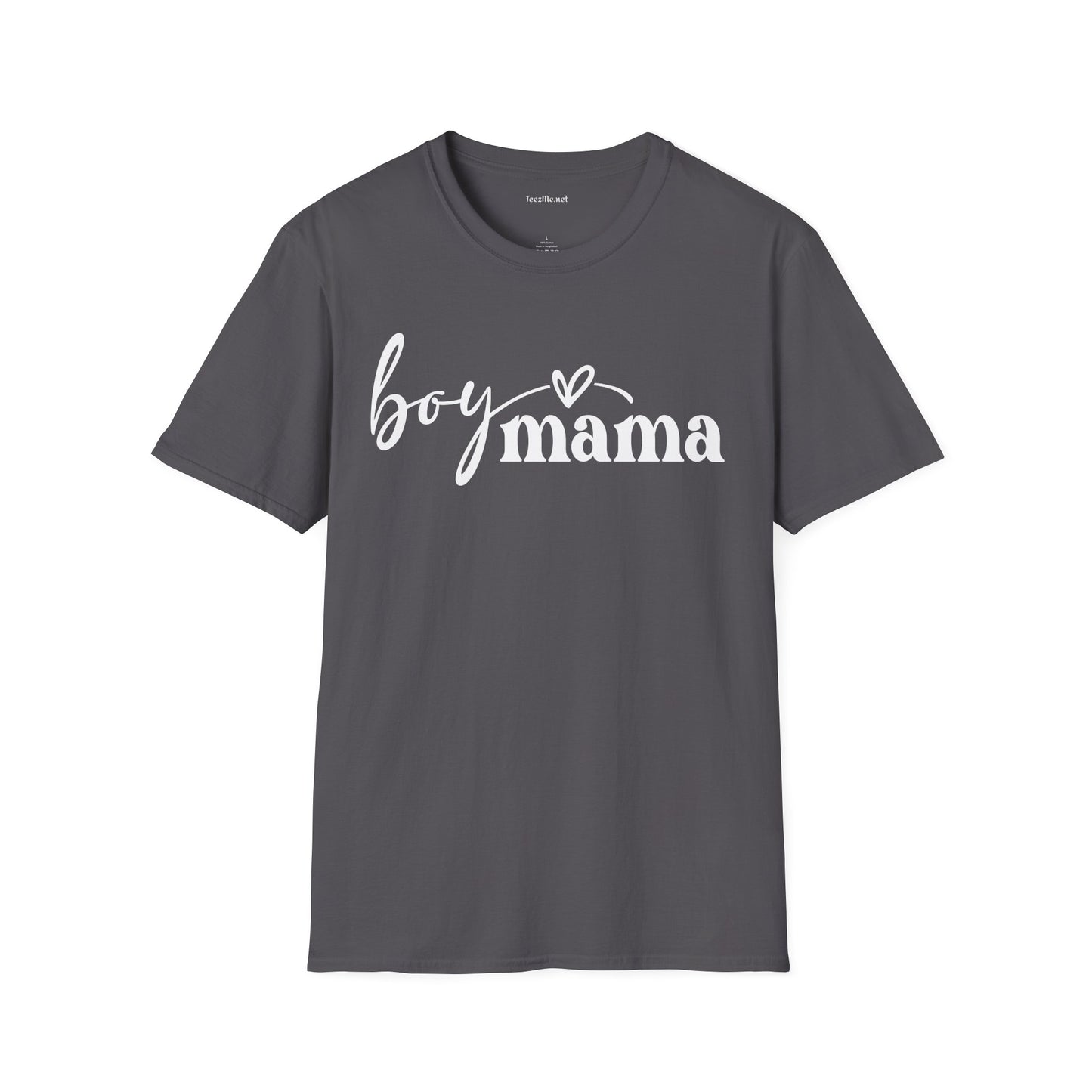 Boy Mama 01 Unisex SoftStyle T-Shirt 100% Cotton Graphic