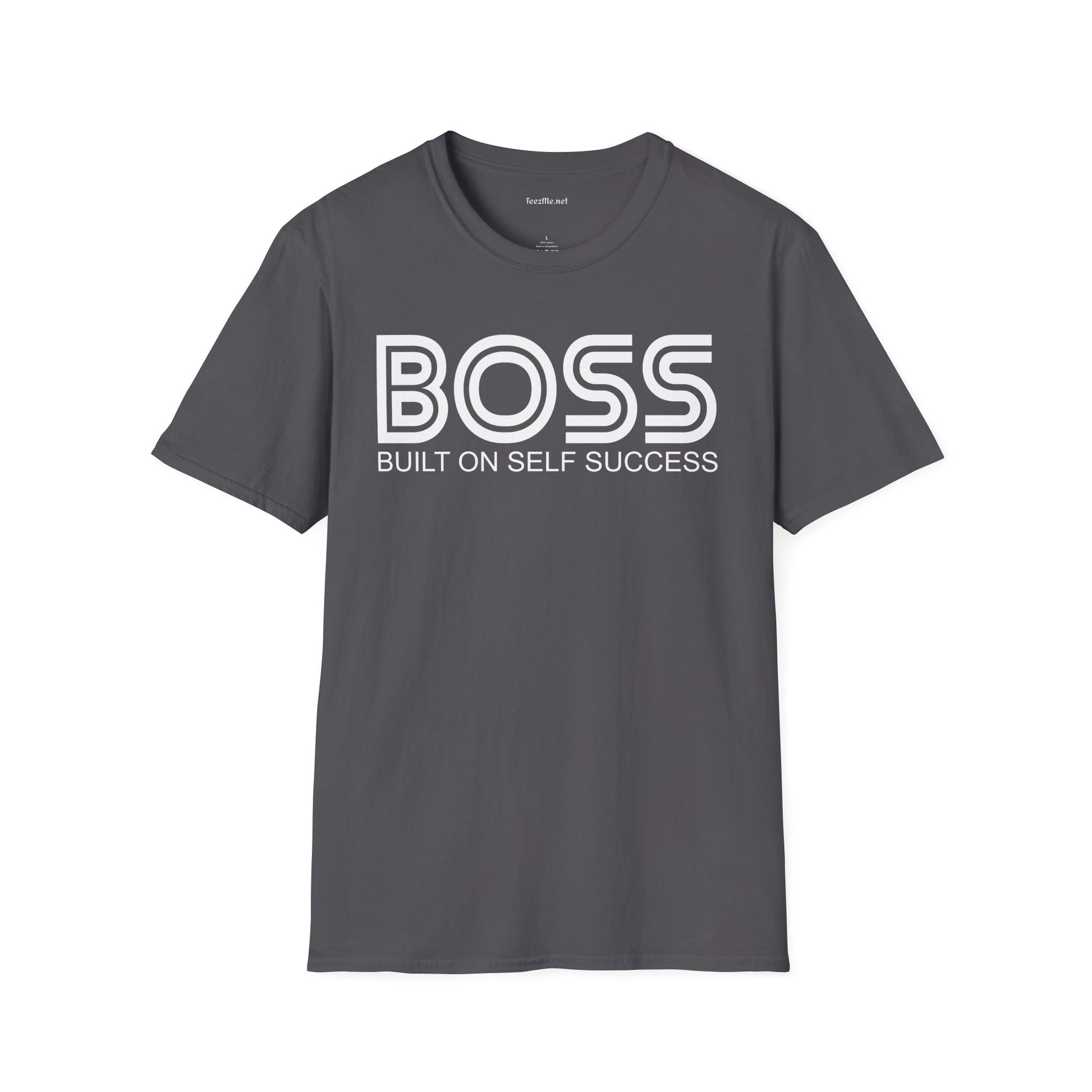 BOSS Built On Self Success Unisex Softstyle T-Shirt 100% Cotton Graphic