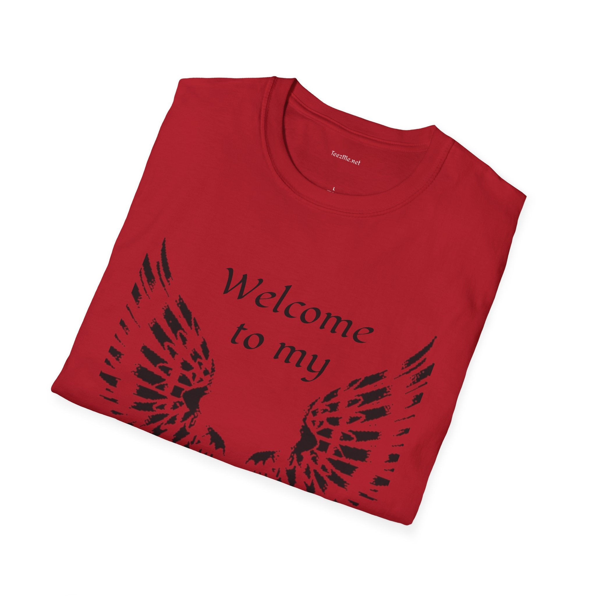 Welcome to my DARKSIDE - Unisex Softstyle T-Shirt 100% Cotton Graphic