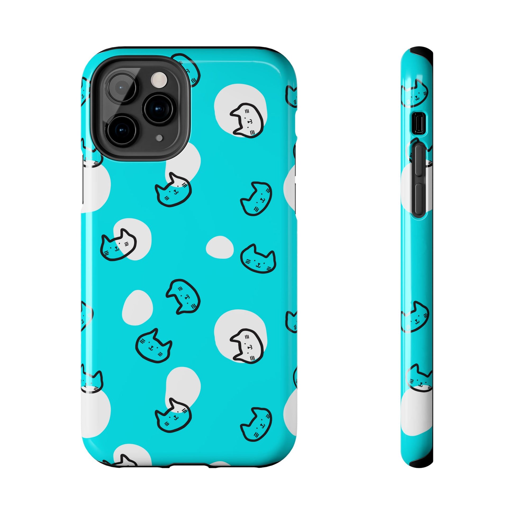 Cute Cat Pattern Cell Phone Case Tough Phone Cases