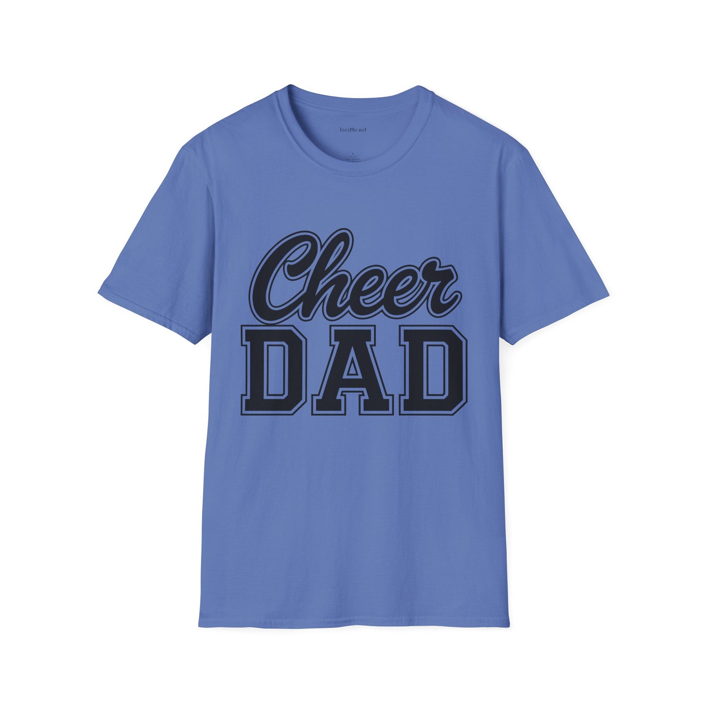 Cheer Dad Unisex Soft Style T-Shirt 100% Cotton Graphic