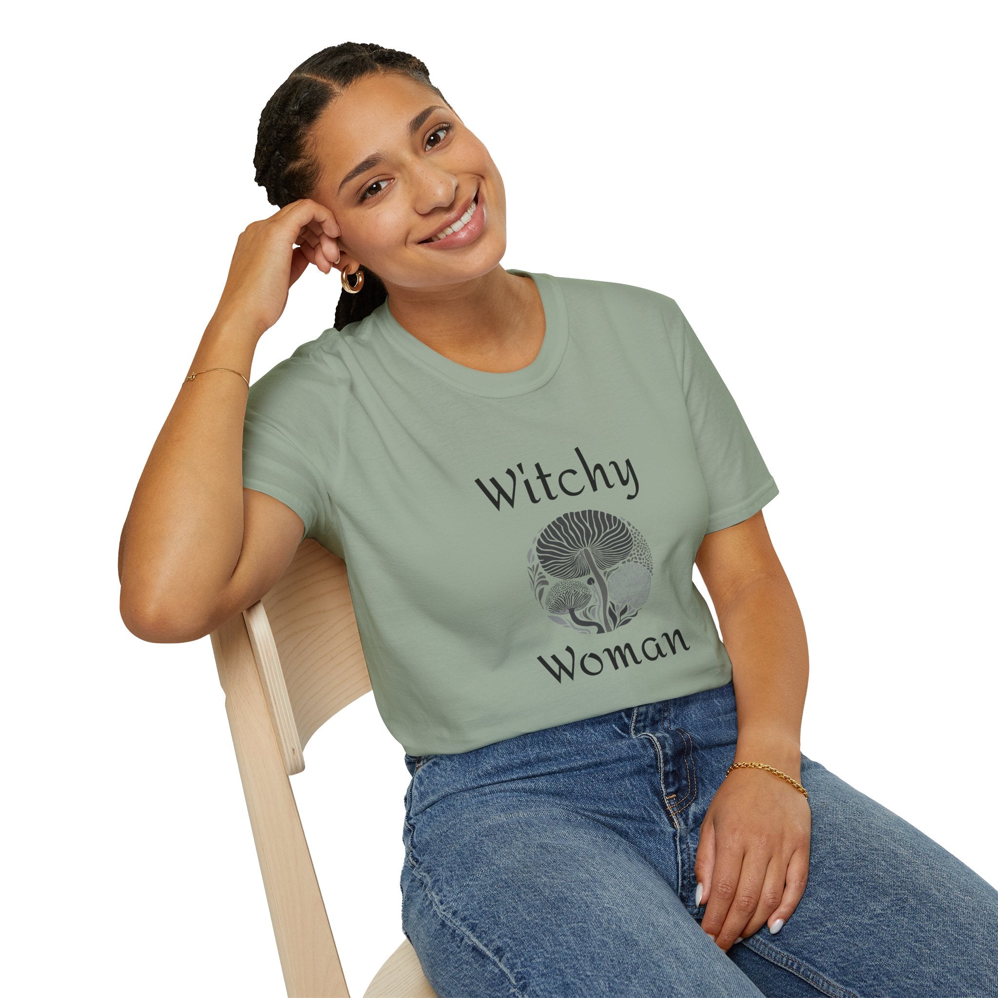 Witchy Woman - Unisex Softstyle T-Shirt 100% Cotton Graphic