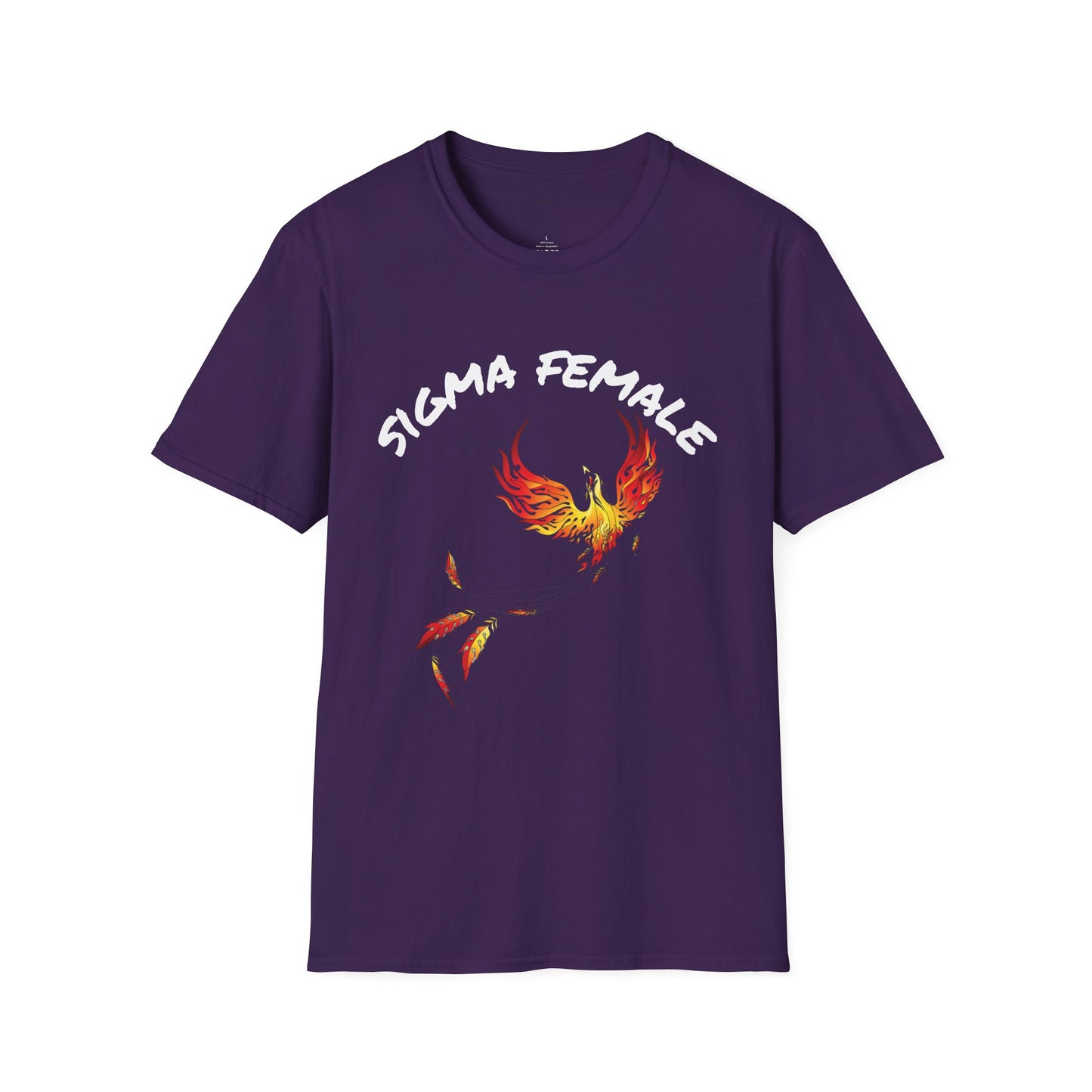Sigma Female - Unisex Softstyle T-Shirt 100% Cotton Graphic