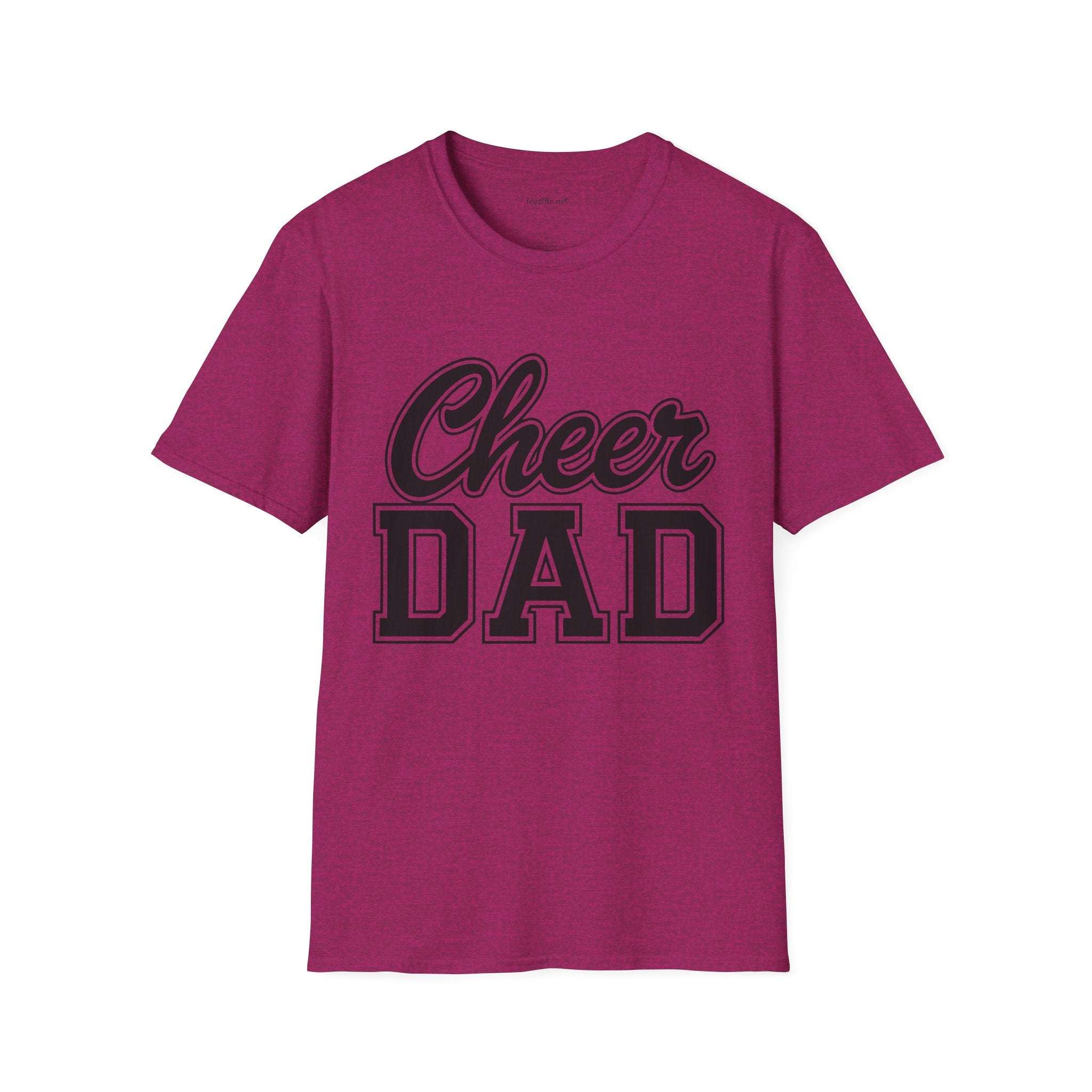 Cheer Dad Unisex Soft Style T-Shirt 100% Cotton Graphic