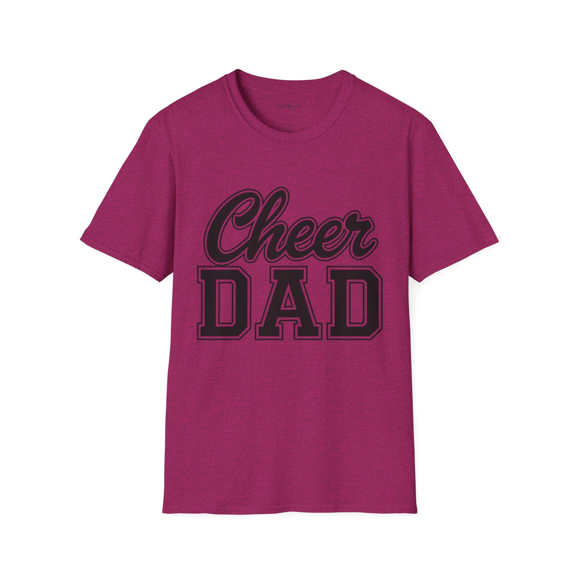 Cheer Dad Unisex Soft Style T-Shirt 100% Cotton Graphic
