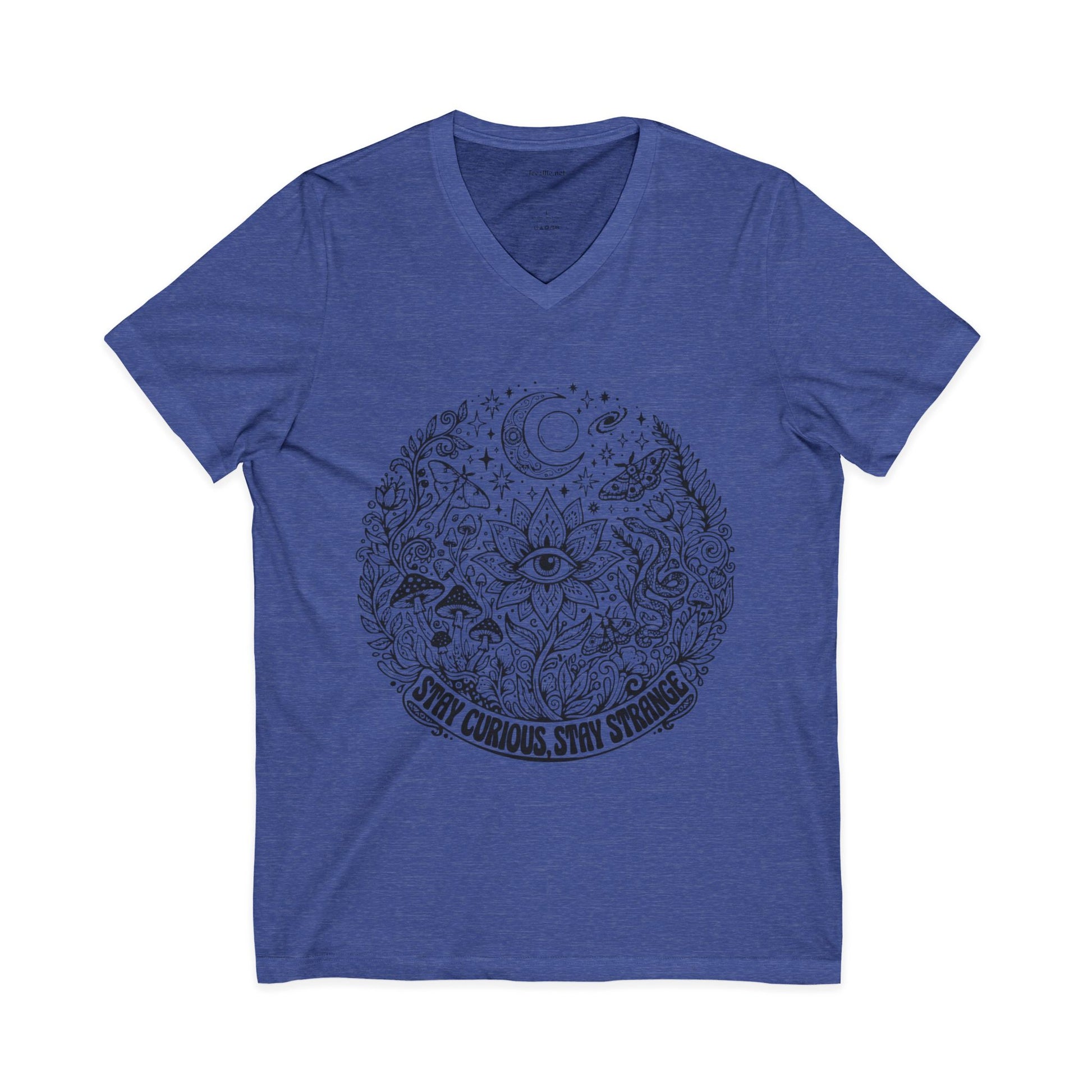 Stay Curious Stay Strong V-Neck Tee