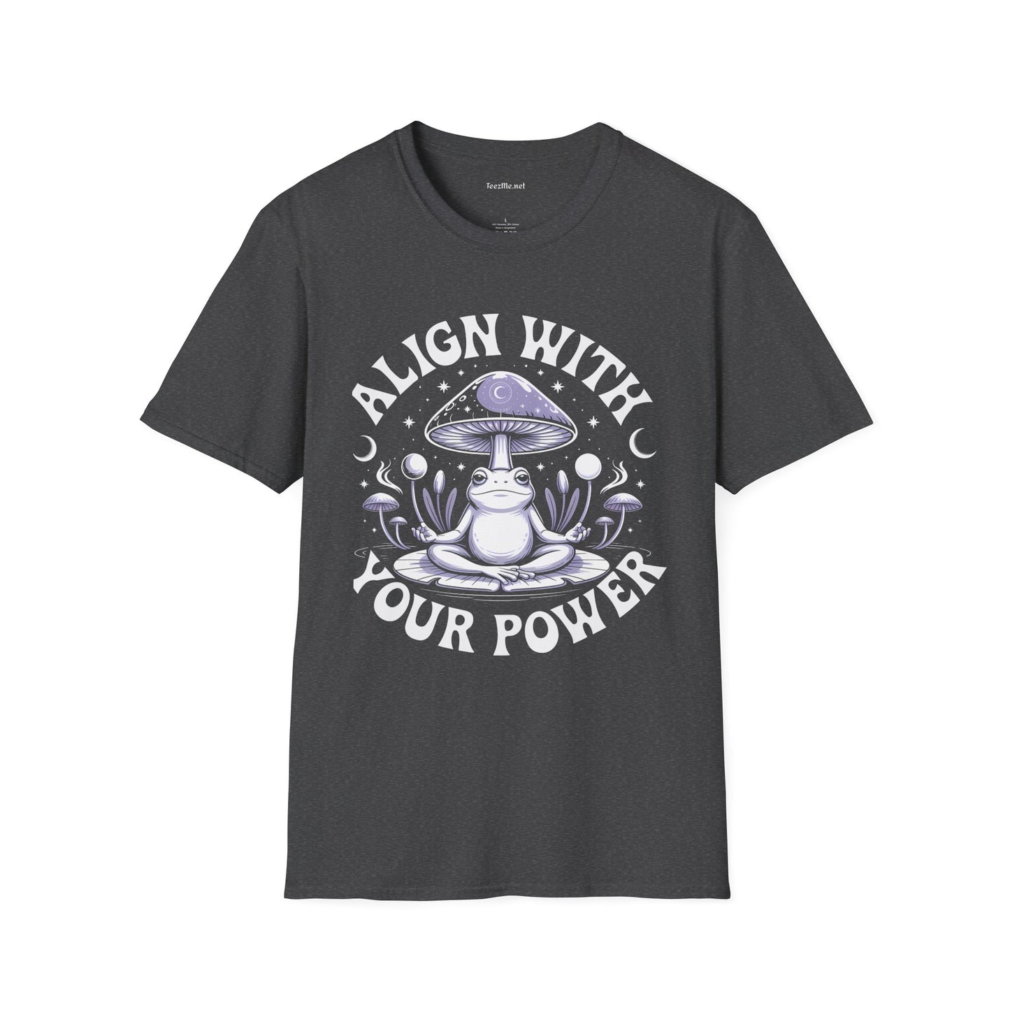 Align With Your Power Frog 01 Unisex Softstyle T-Shirt 100% Cotton