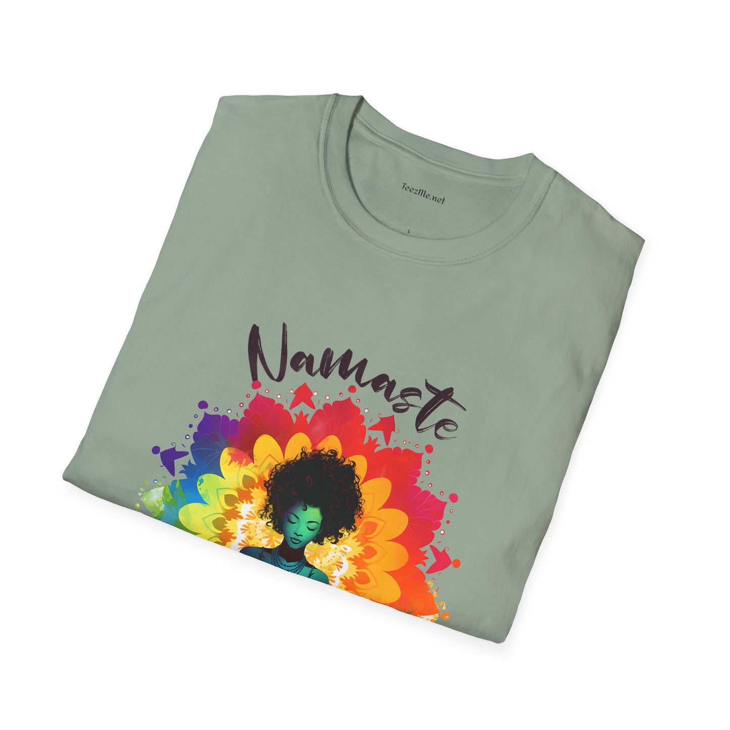 Namaste - Unisex Softstyle T-Shirt 100% Cotton Graphic