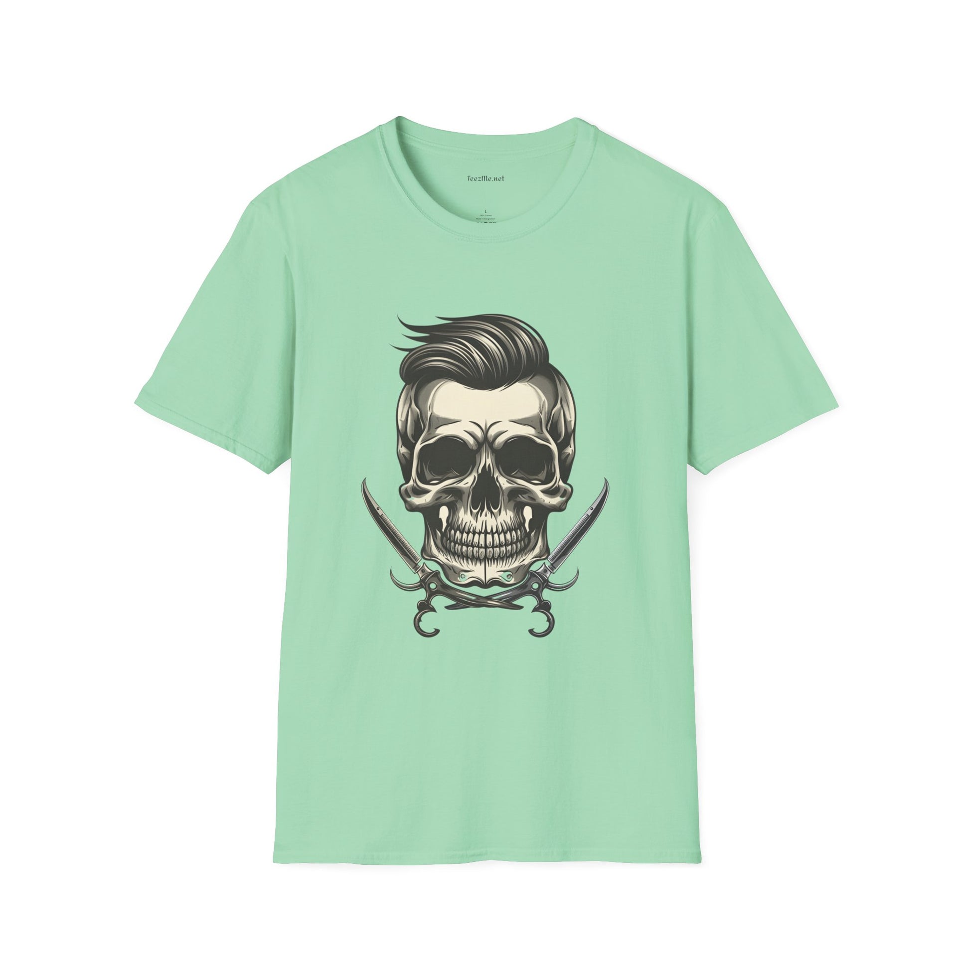 Vintage Hairstylist Unisex Softstyle T-Shirt 100% Cotton Graphic