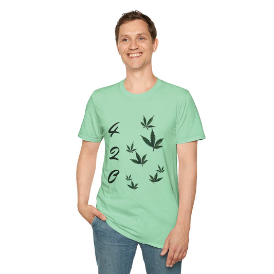 420 - Unisex Softstyle T-Shirt 100% Cotton Graphic #weed #cannabis