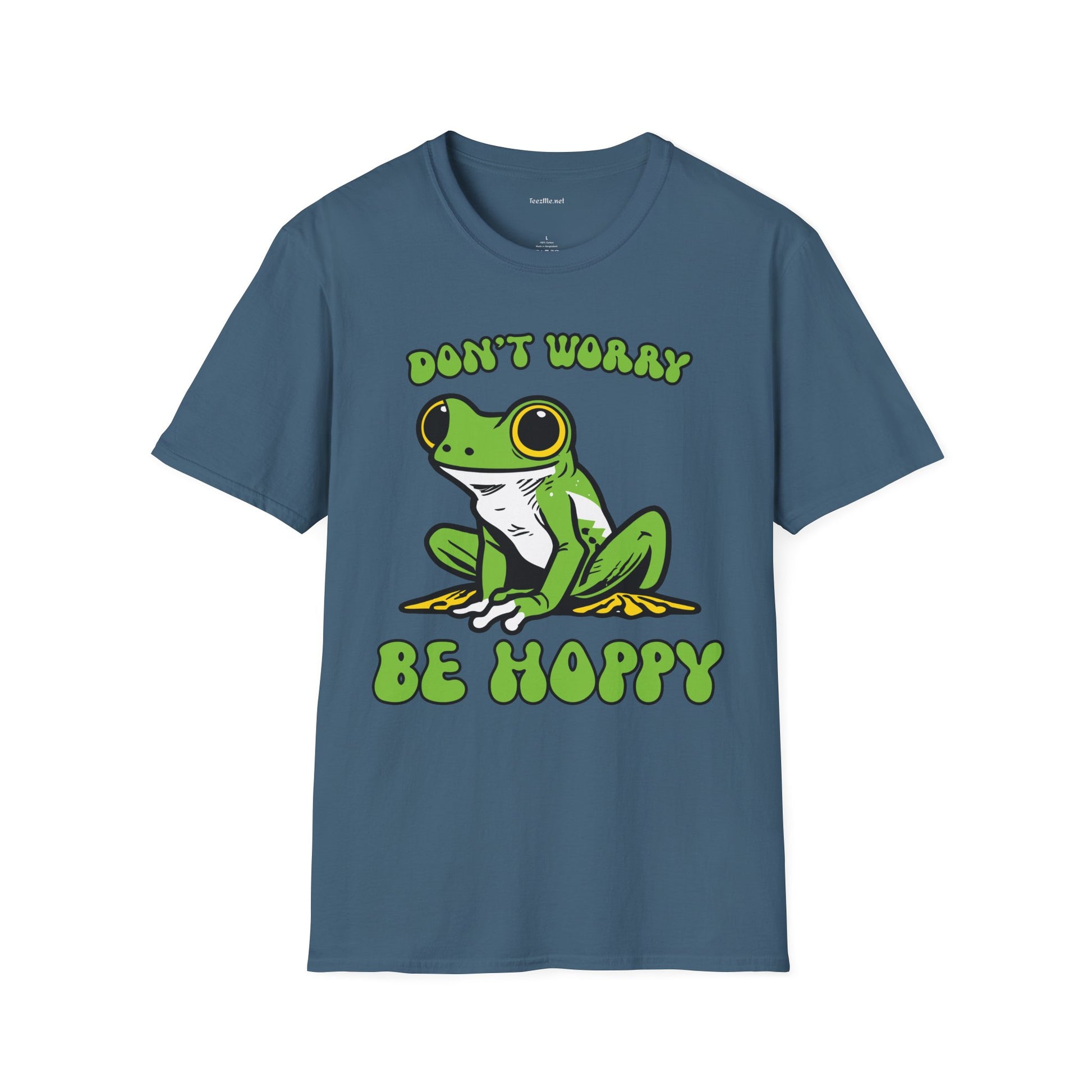 Don't Worry Be Hoppy Unisex Softstyle T-Shirt 100% Cotton Graphic