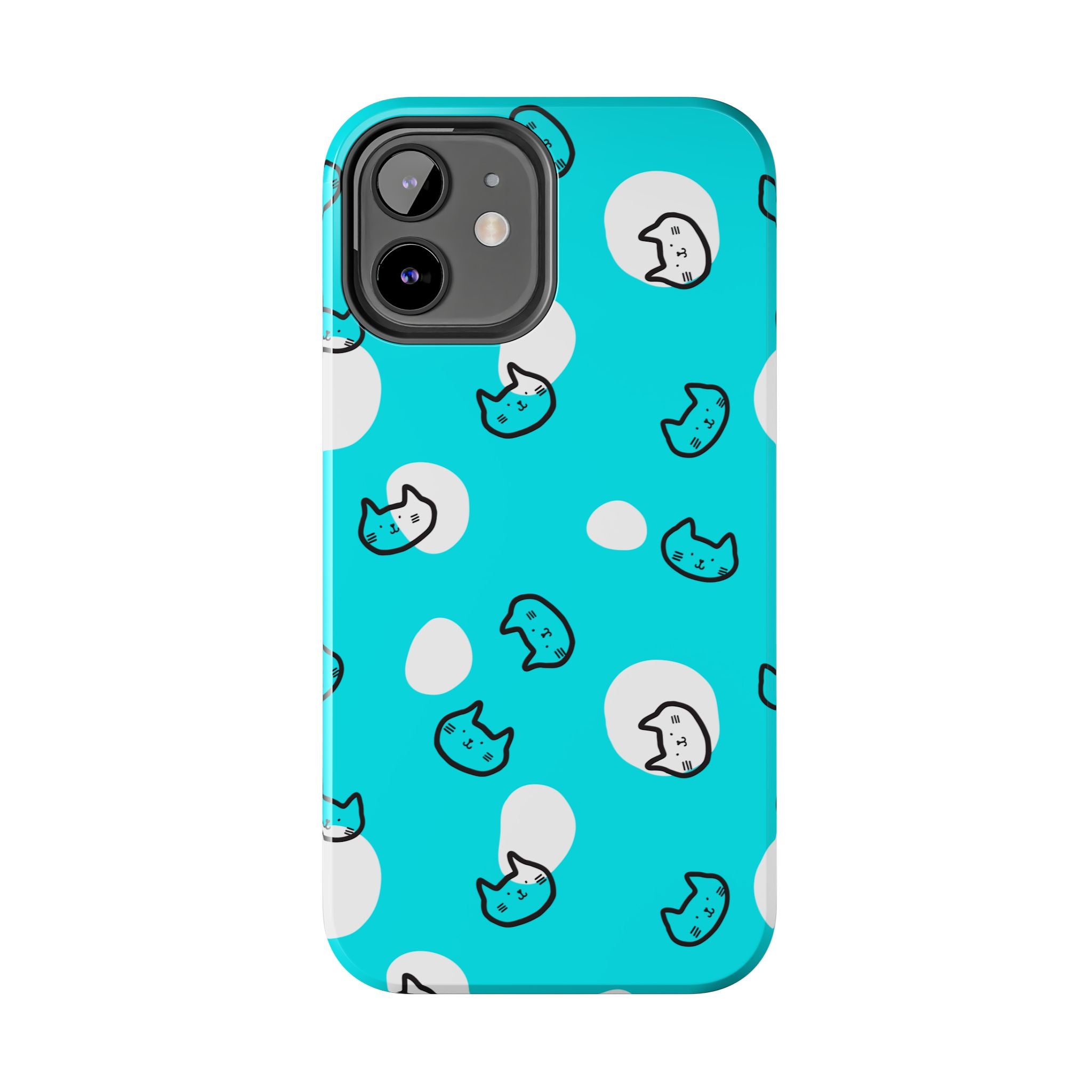 Cute Cat Pattern Cell Phone Case Tough Phone Cases