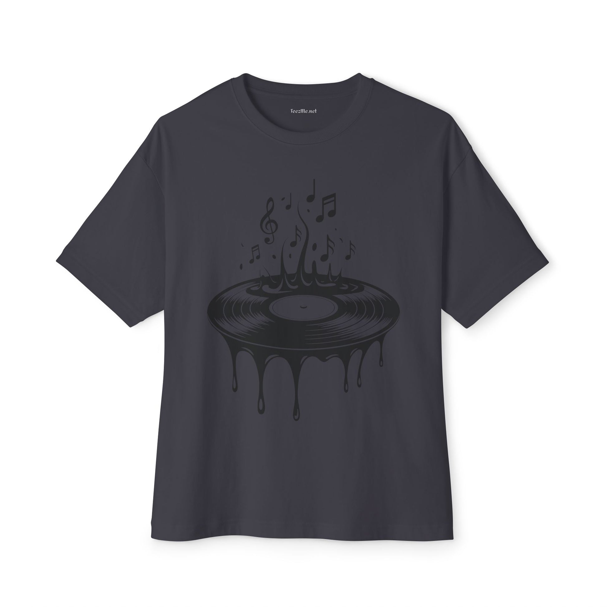 Spinning Vinyl (1) Unisex Oversized Boxy Tee