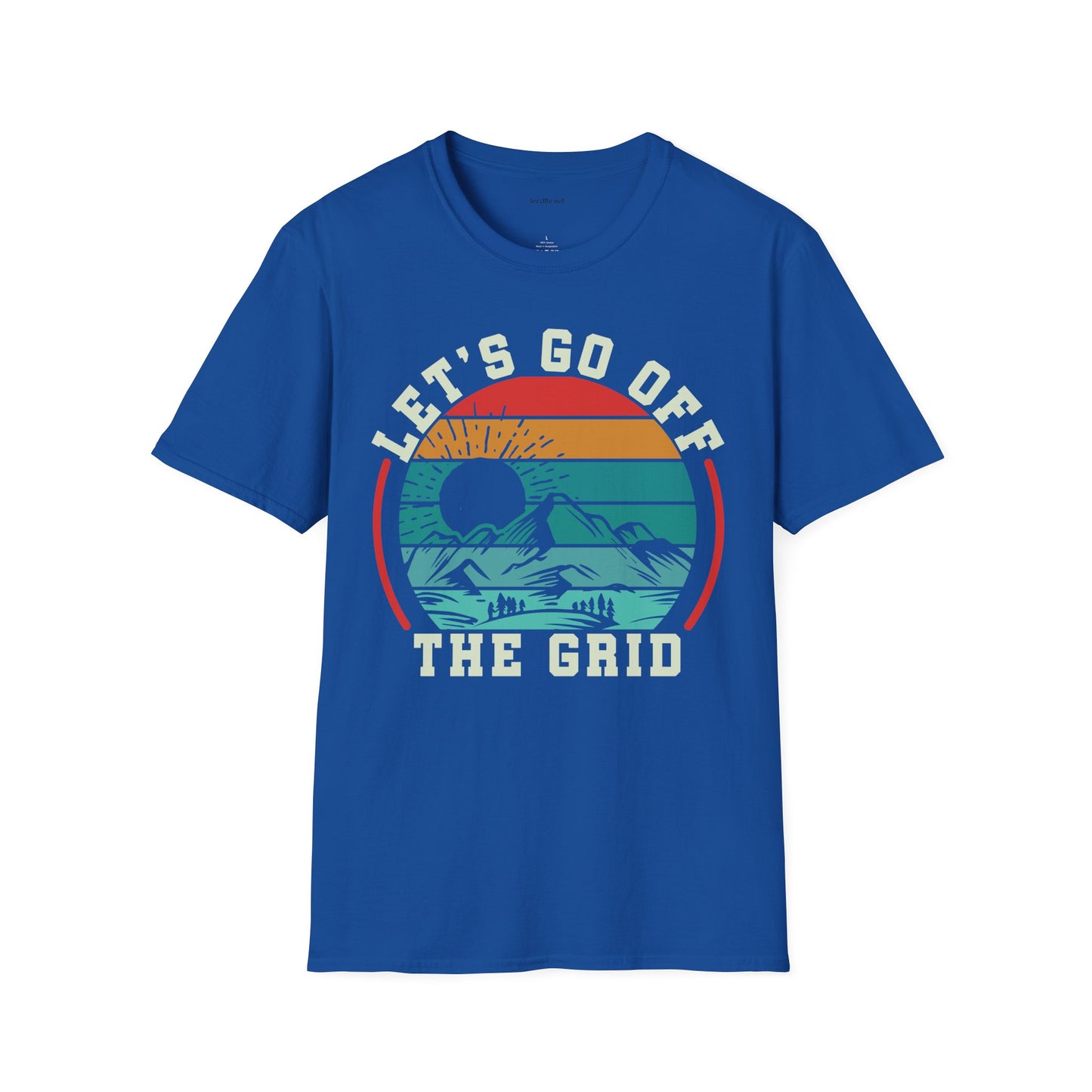 Off Grid - Unisex Softstyle T-Shirt 100% Cotton Graphic