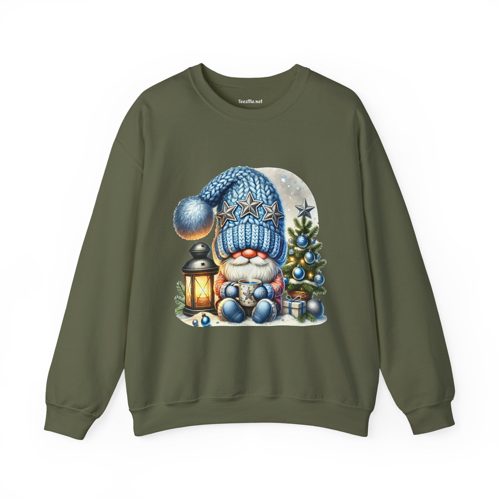 Cozy Christmas Gnome Unisex Heavy Blend™ Crewneck Sweatshirt