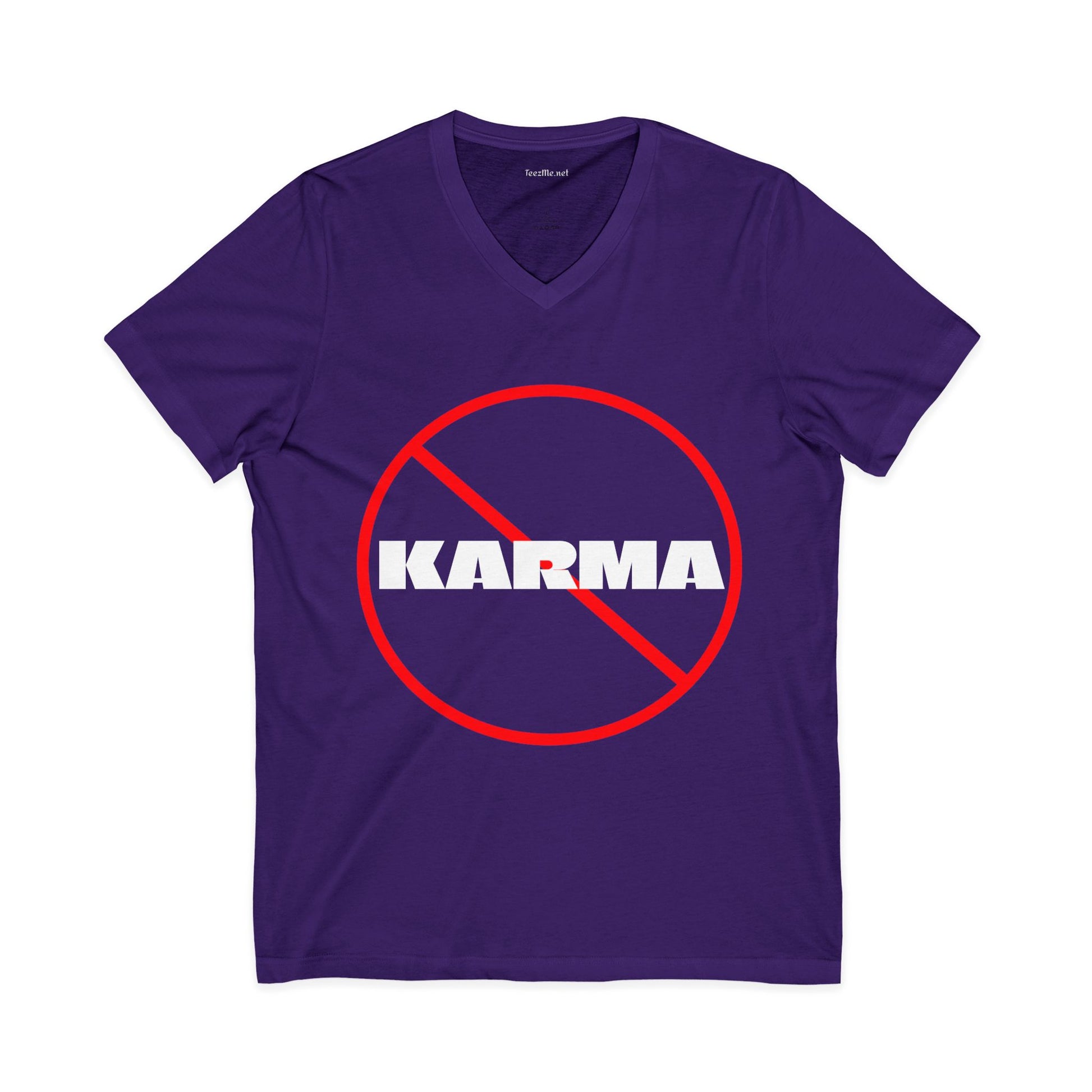 KARMA (unwanted) - Unisex Jersey Short Sleeve V-Neck Tee