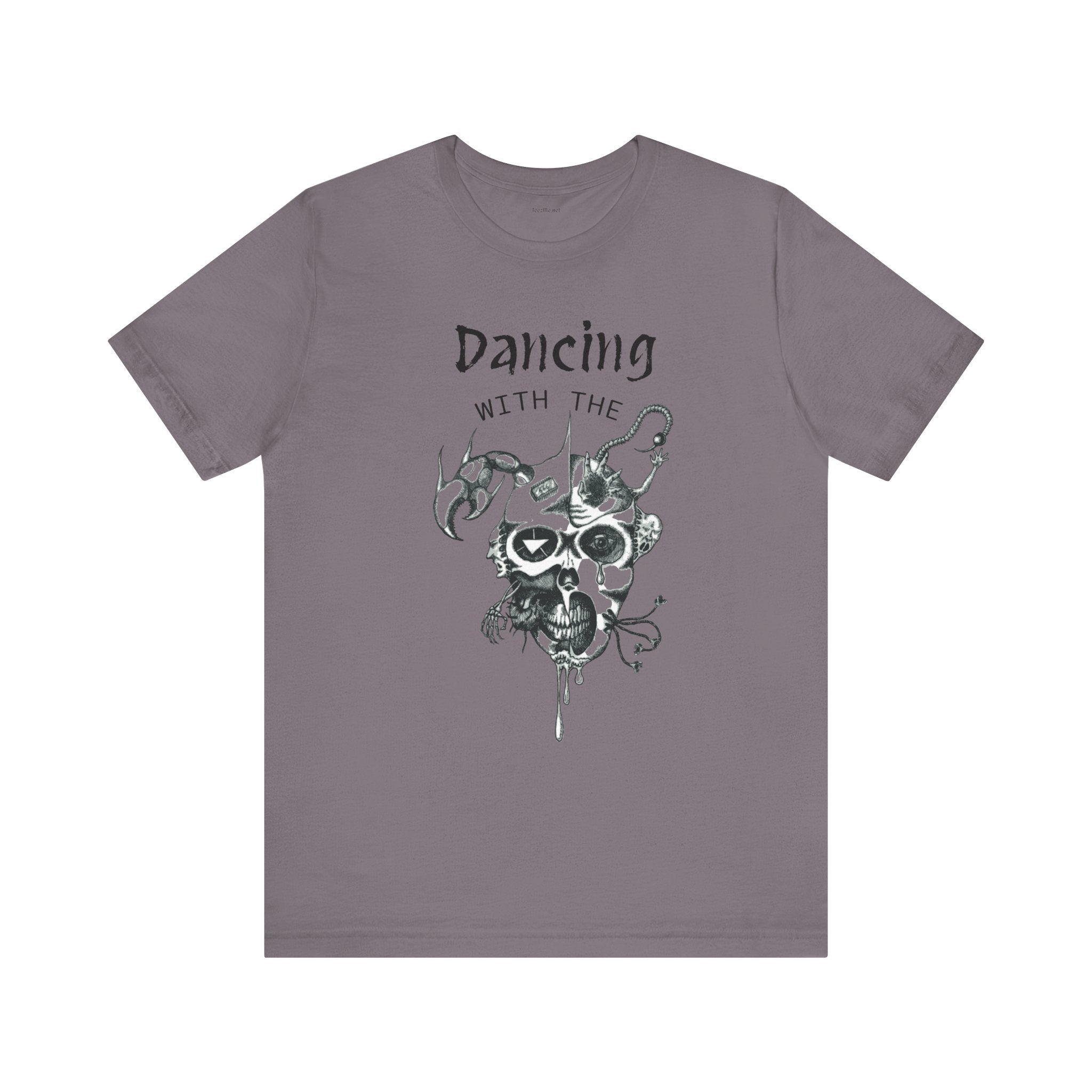 Dancing with the Devil (image) - Unisex Jersey Short Sleeve Tee
