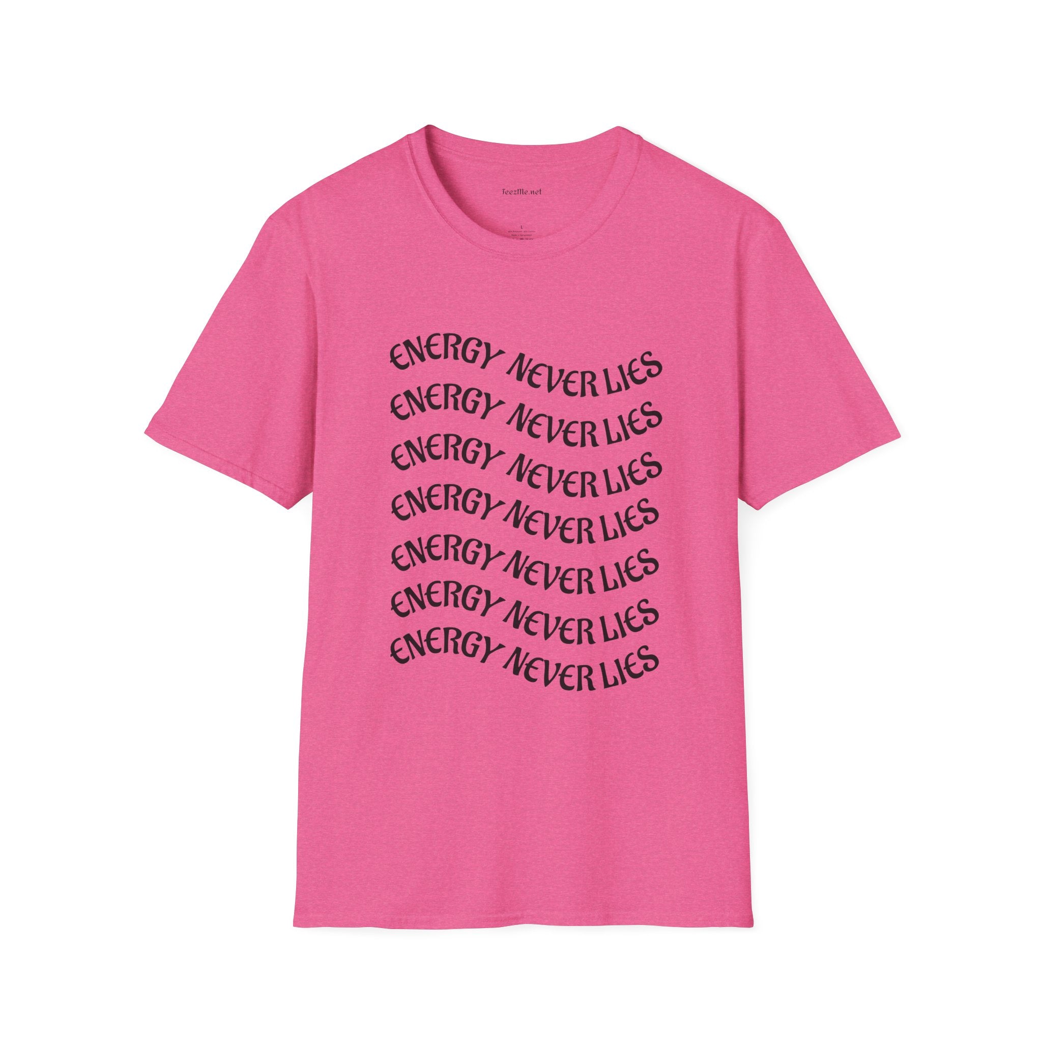 Energy Never Lies - Unisex Softstyle T-Shirt 100% Cotton Graphic