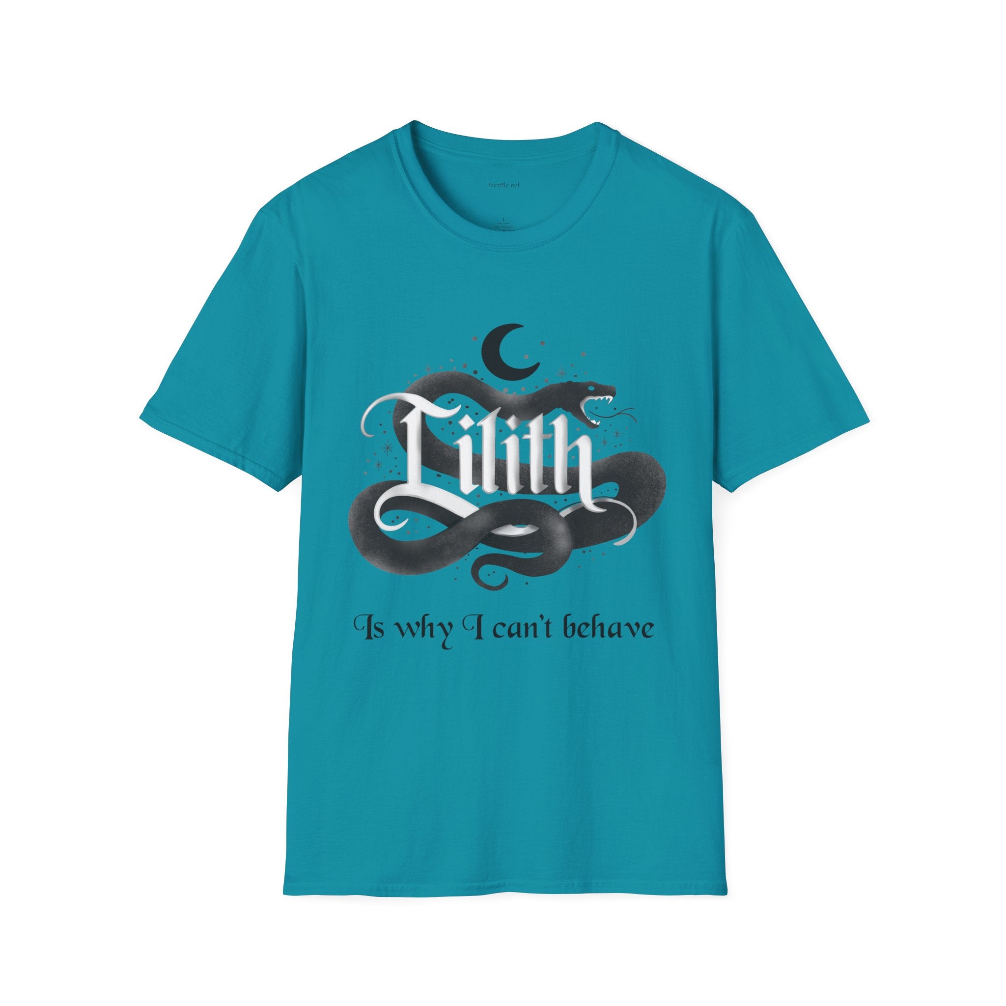 Lilith Is Why I Can't Behave Unisex Softstyle T-Shirt 100% Cotton Graphic