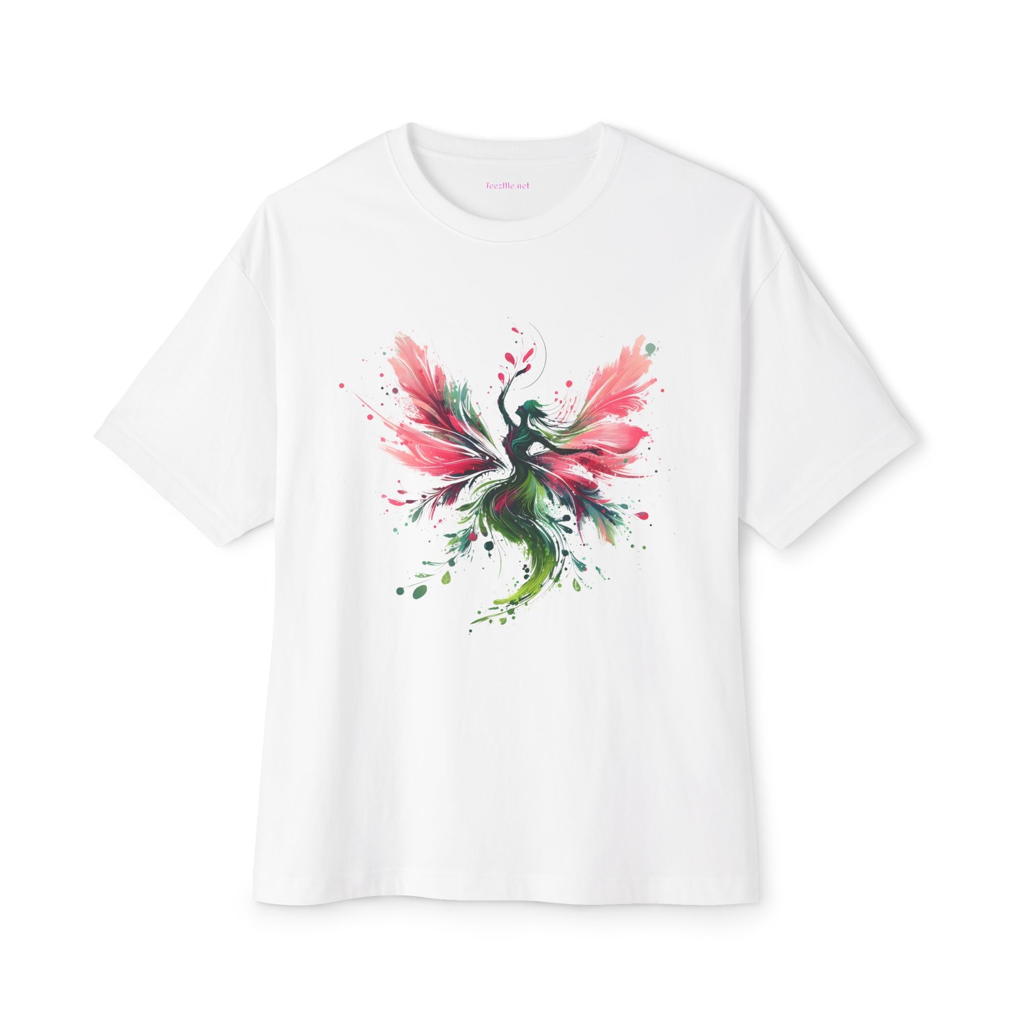Fairy Garden 01 Unisex Oversized Boxy Tee