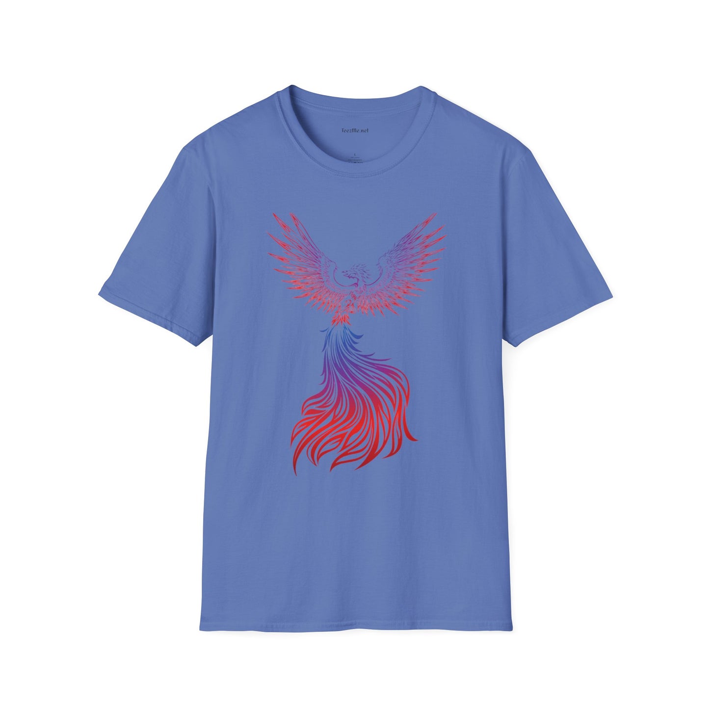 Phoenix rising (image)- Unisex Softstyle T-Shirt 100% Cotton Graphic