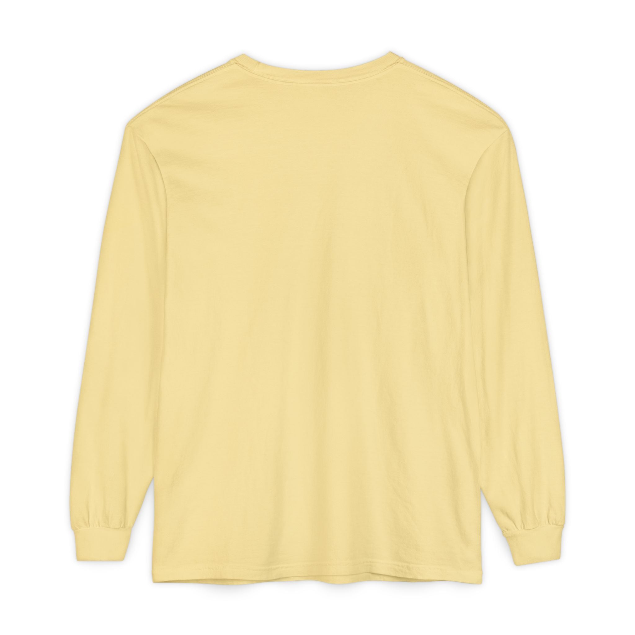 Resting Beach Face - Unisex Garment-dyed Long Sleeve T-Shirt