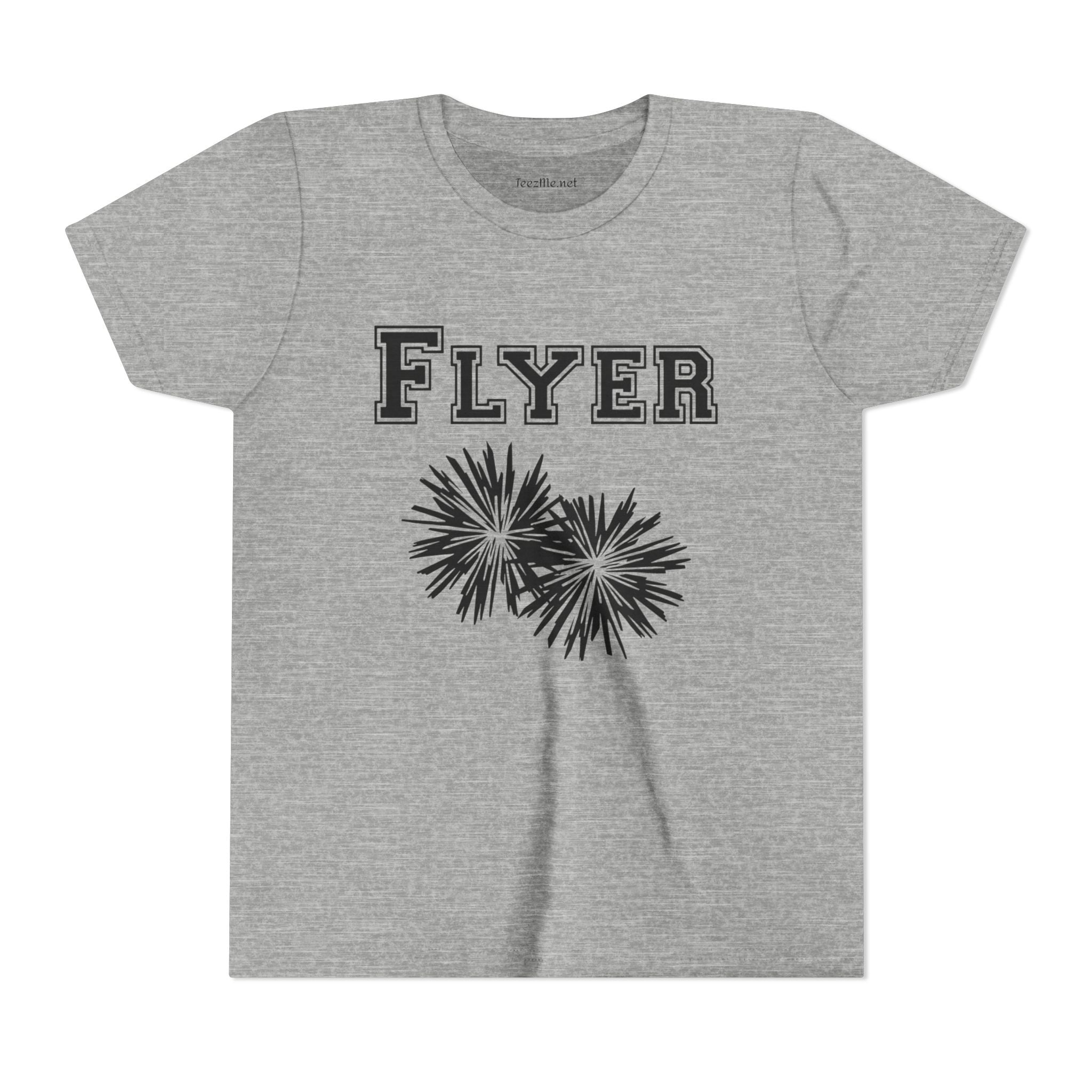 Flyer Youth Tee – Cheerleader Pom Pom Shirt