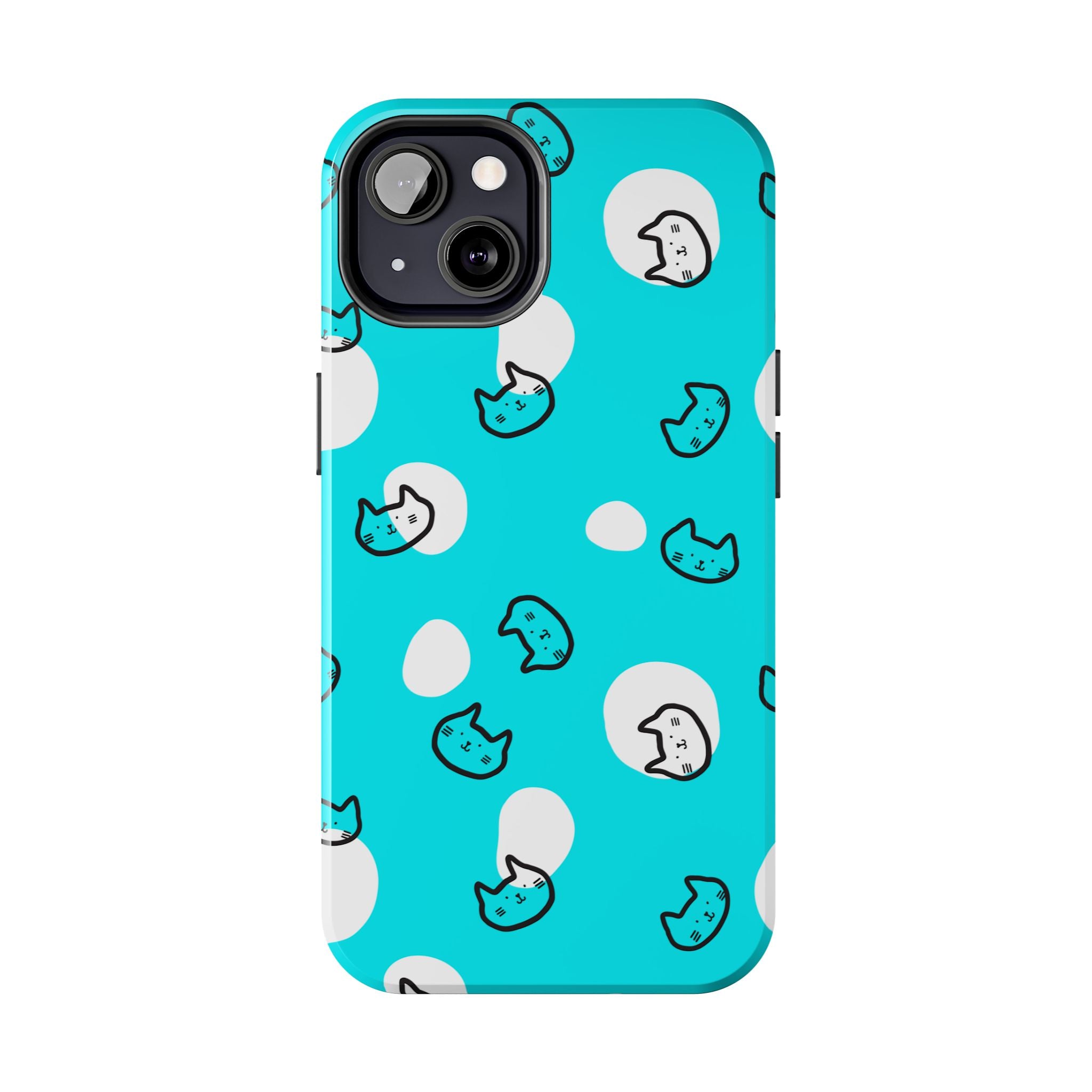 Cute Cat Pattern Cell Phone Case Tough Phone Cases