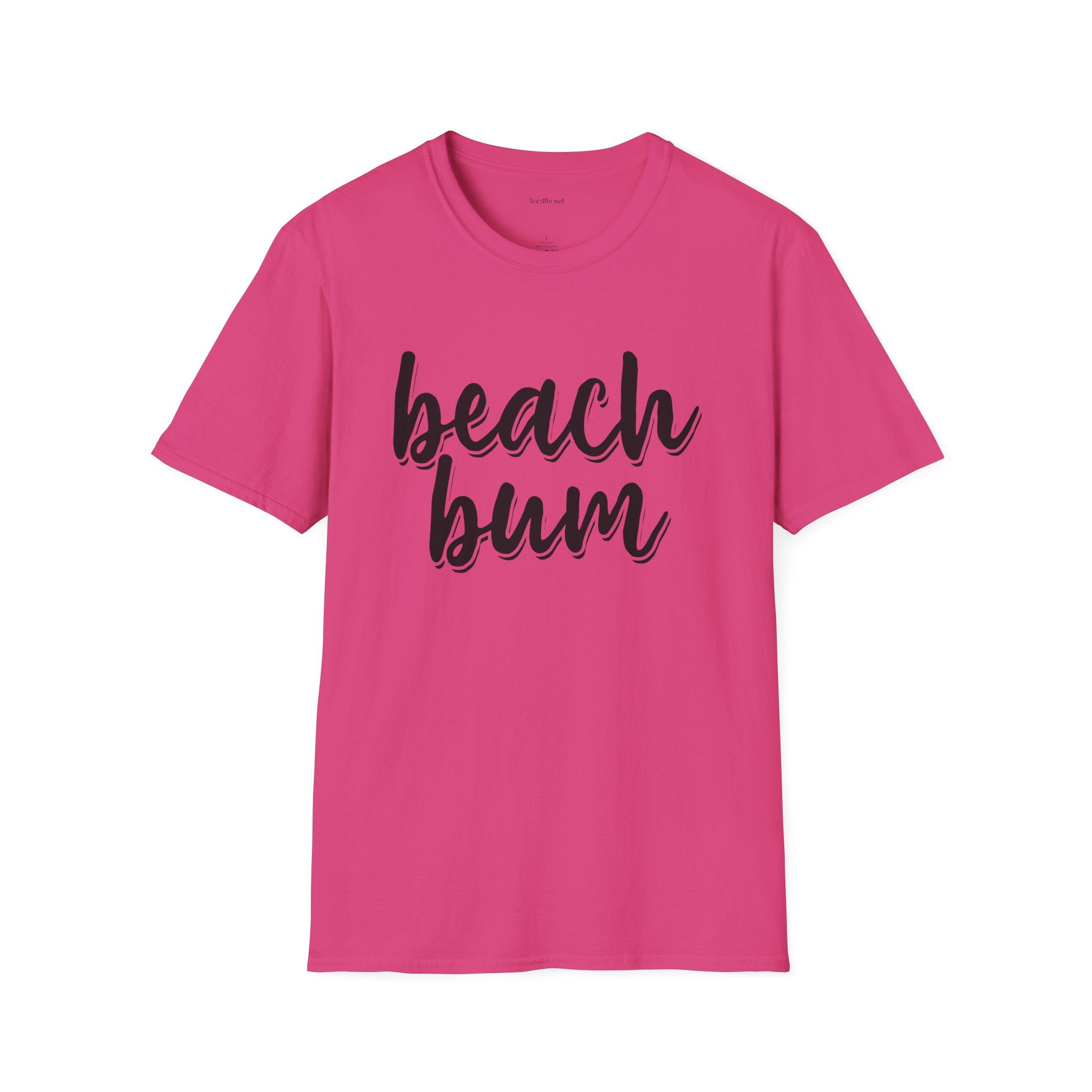 Beach Bum - Unisex Softstyle T-Shirt 100% Cotton Graphic (1)