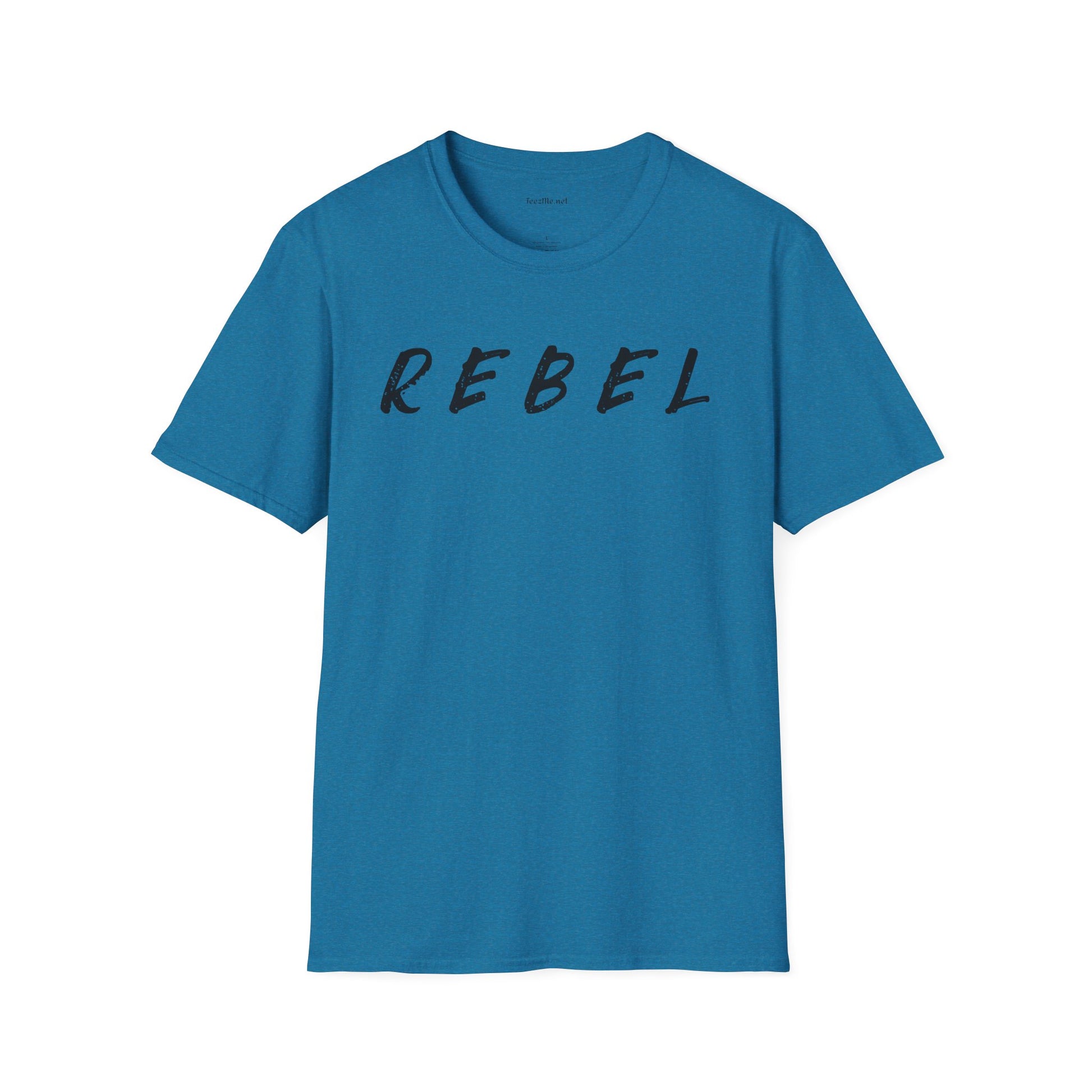 REBEL (black text) Unisex Softstyle T-Shirt 100% Cotton Graphic