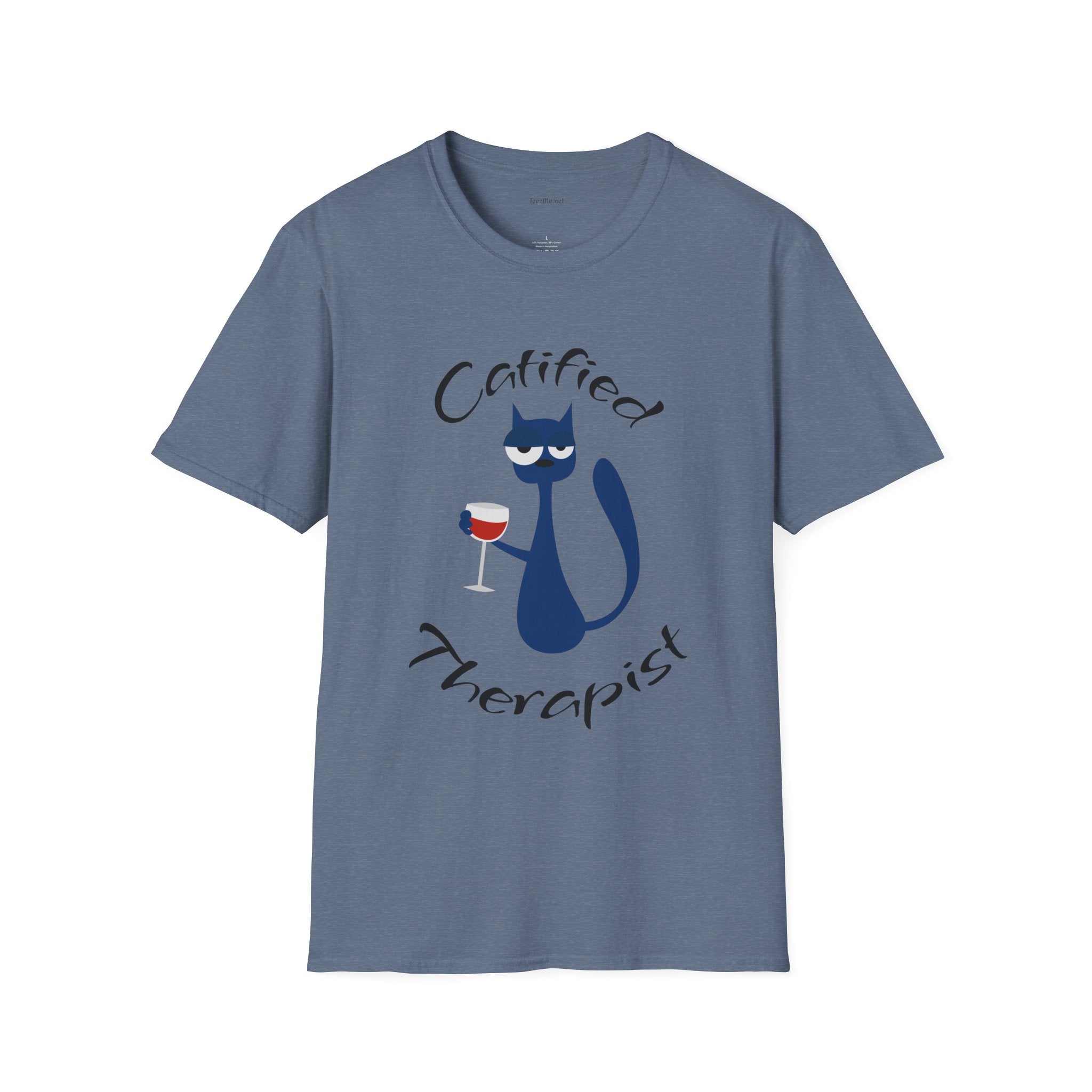 Catified Therapist - Unisex Softstyle T-Shirt 100% Cotton Graphic