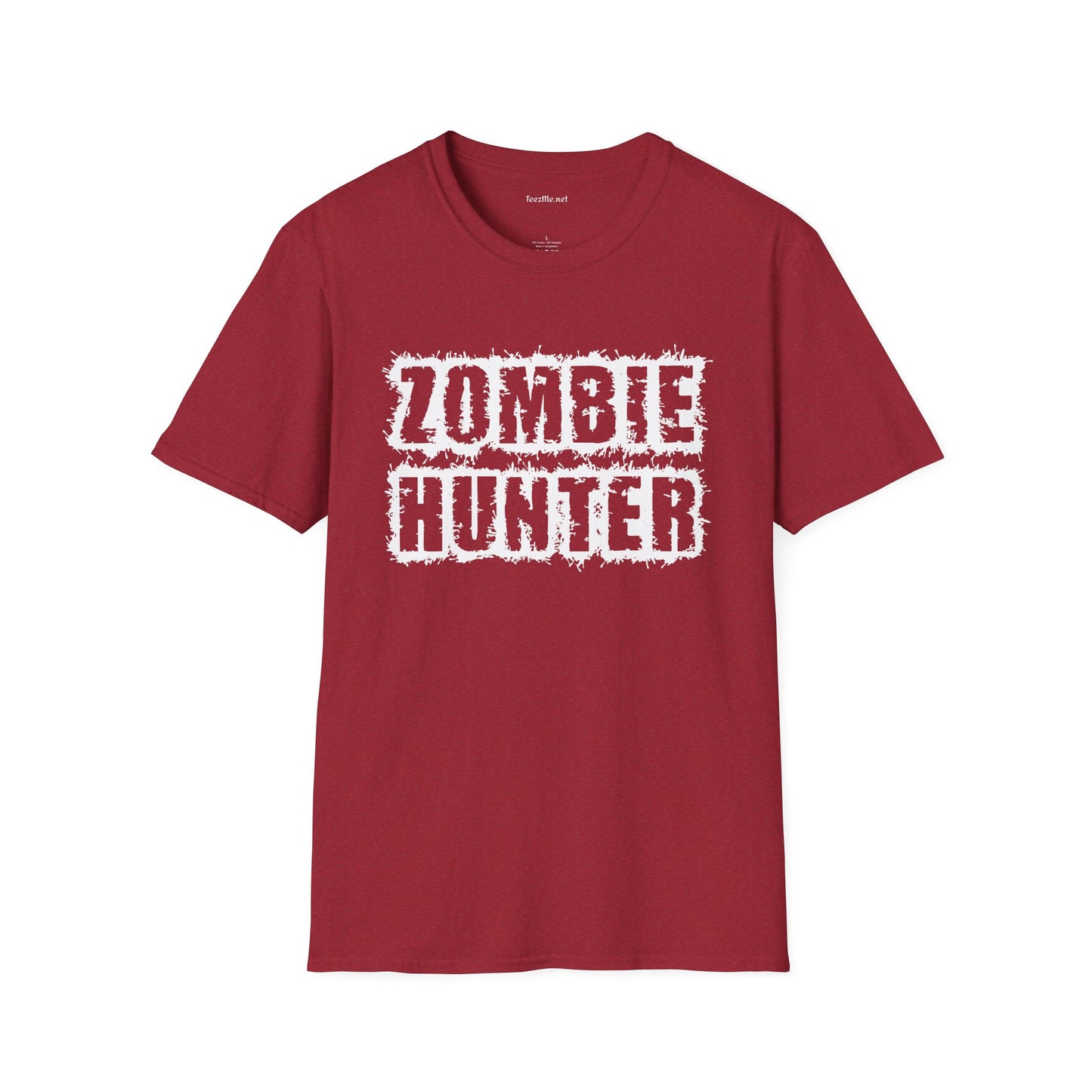 Zombie Hunter Unisex Softstyle T-Shirt 100% Cotton Graphic
