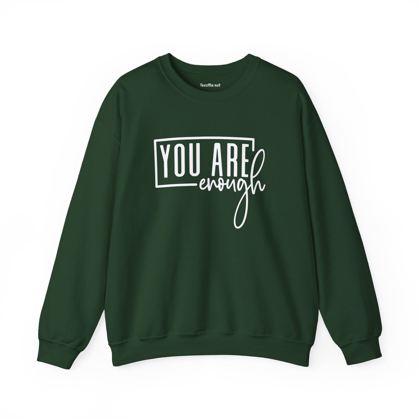 You Are Enough 01  Unisex Heavy Blend™ Crewneck Sweatshirt Inspirational