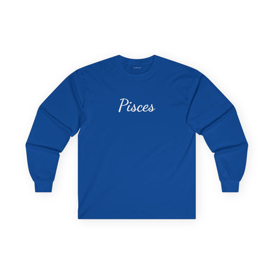 Pisces - Unisex Ultra Cotton Long Sleeve Tee #zodiac #tarot