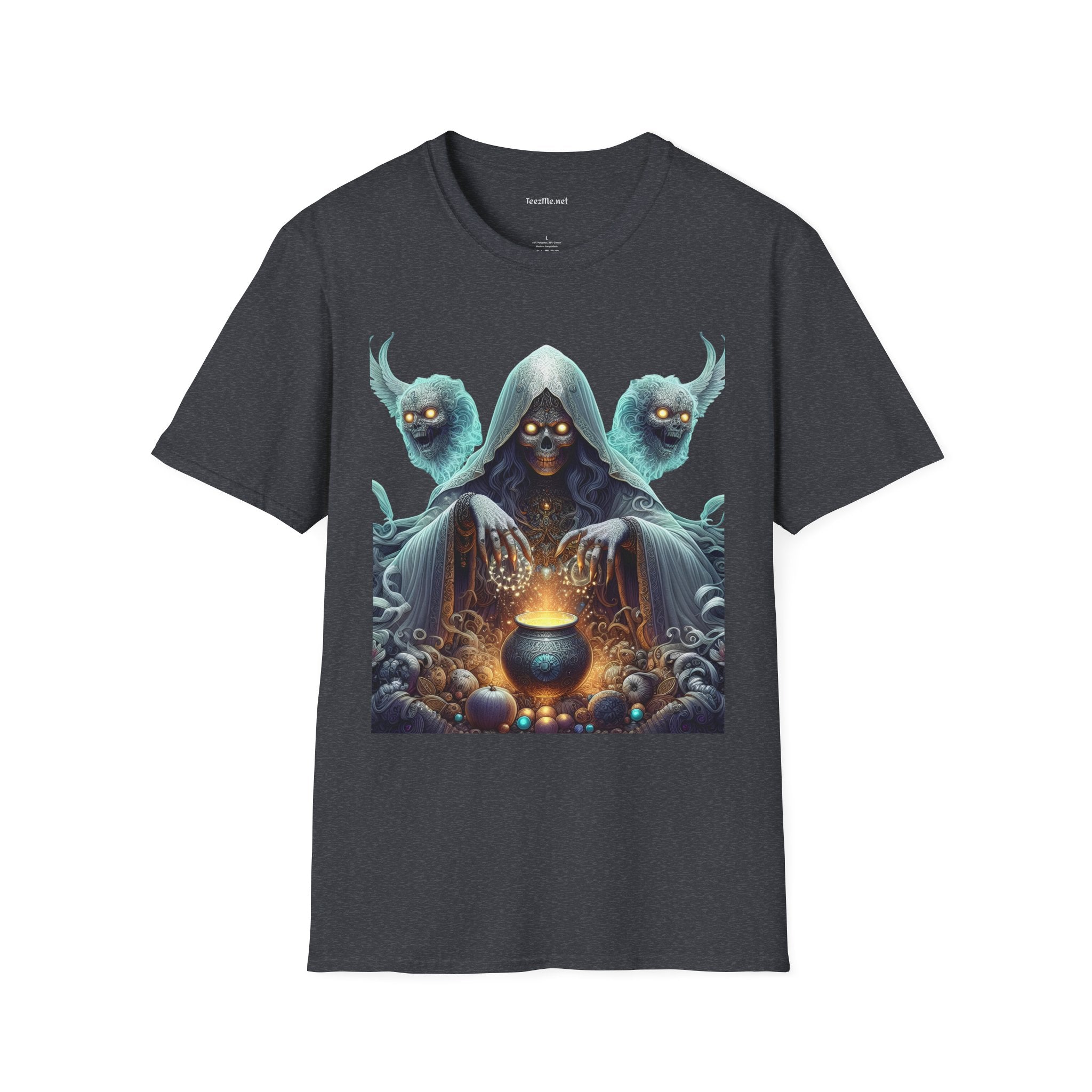 Anime Witch (4) Unisex Softstyle T-Shirt 100% Cotton Graphic