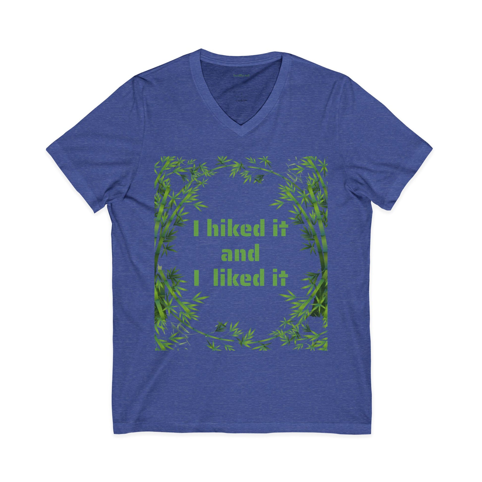 I hiked it and I liked it - Unisex Jersey Short Sleeve V-Neck Tee
