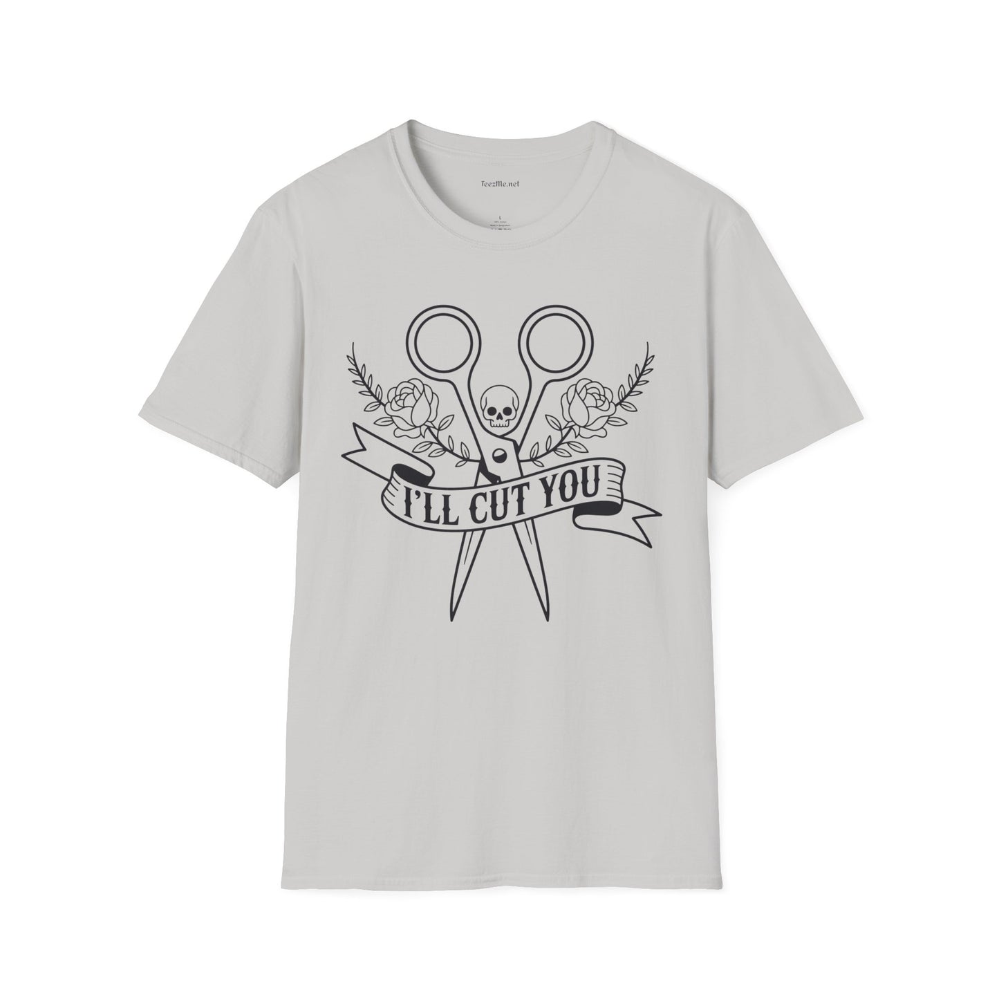 I'll Cut You Hairstylist Love Unisex Softstyle T-Shirt 100% Cotton Graphic